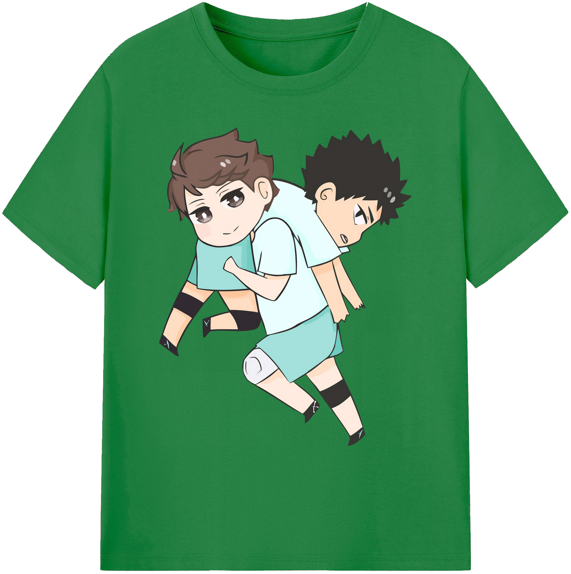 （画像用） ハイキュー!! Haikyu!! 綿100％ メンズ半袖Tシャツ｜肌触りやわらか＆通気性