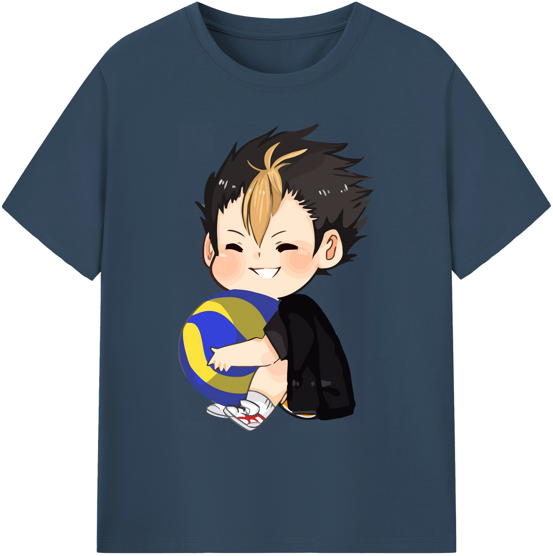 （画像用） ハイキュー!! Haikyu!! 綿100％ メンズ半袖Tシャツ｜肌触りやわらか＆通気性