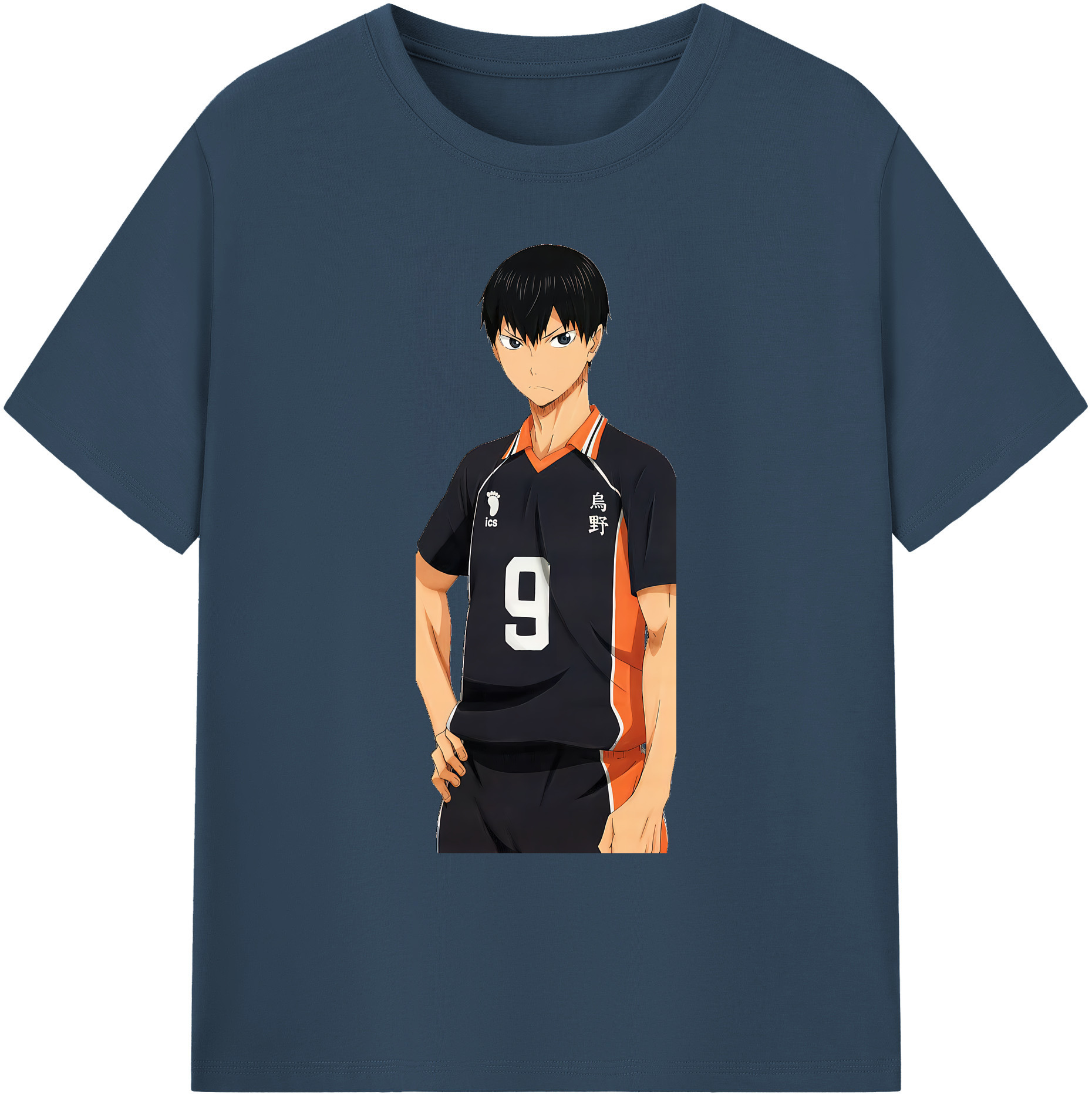 （画像用） ハイキュー!! Haikyu!! 綿100％ メンズ半袖Tシャツ｜肌触りやわらか＆通気性