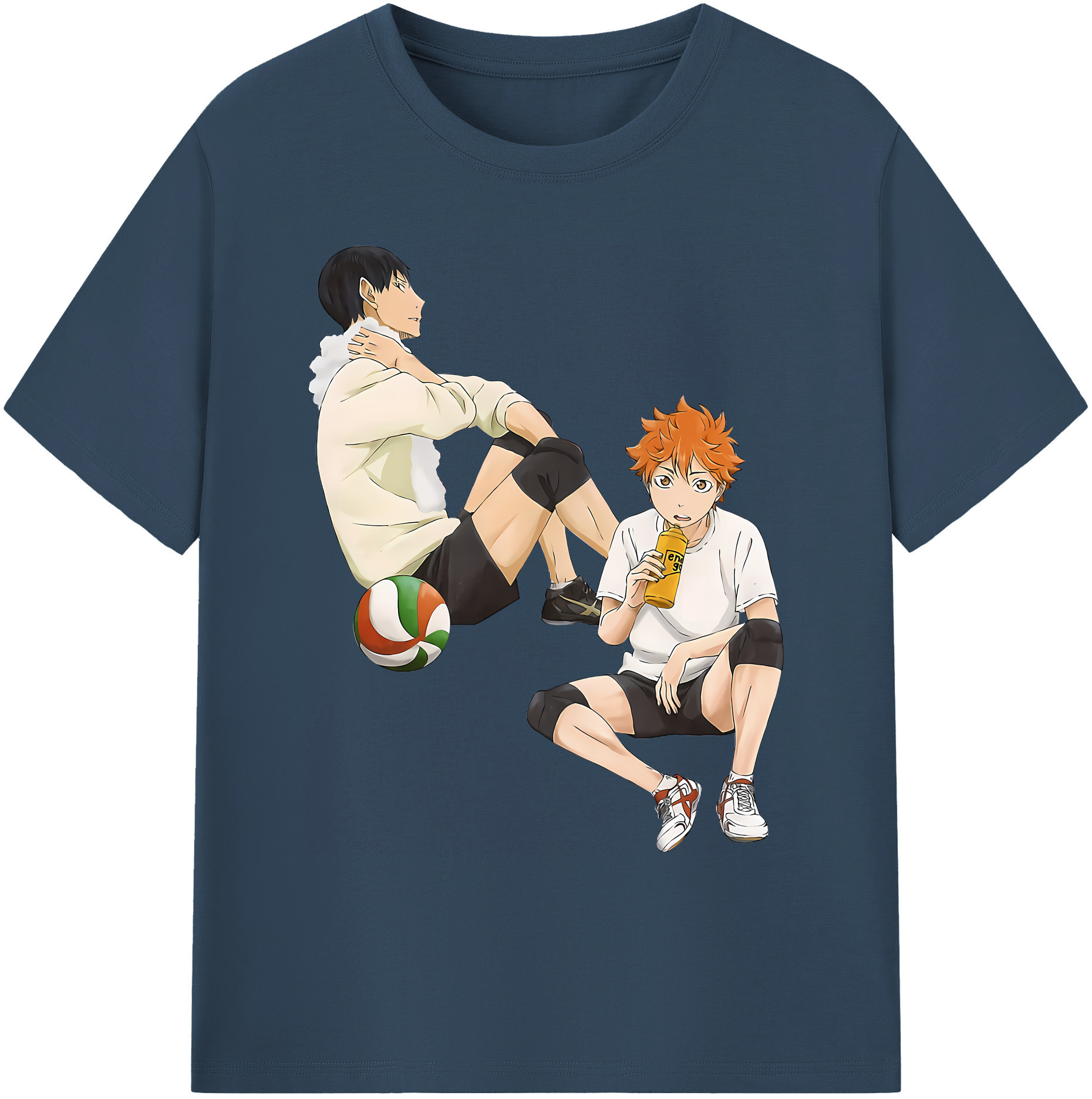 （画像用） ハイキュー!! Haikyu!! 綿100％ メンズ半袖Tシャツ｜肌触りやわらか＆通気性