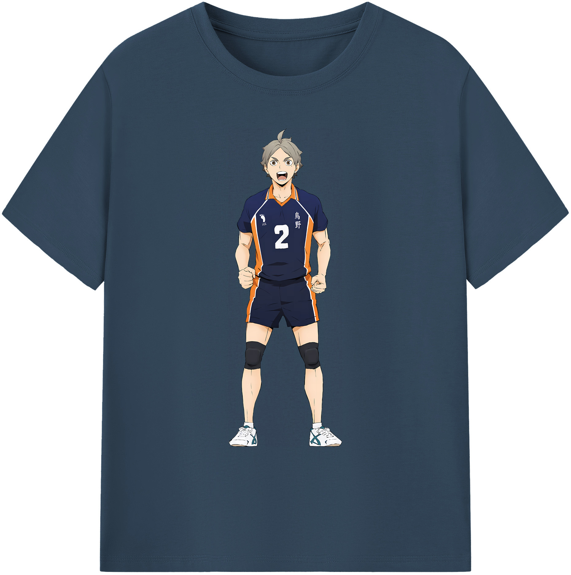 （画像用） ハイキュー!! Haikyu!! 綿100％ メンズ半袖Tシャツ｜肌触りやわらか＆通気性