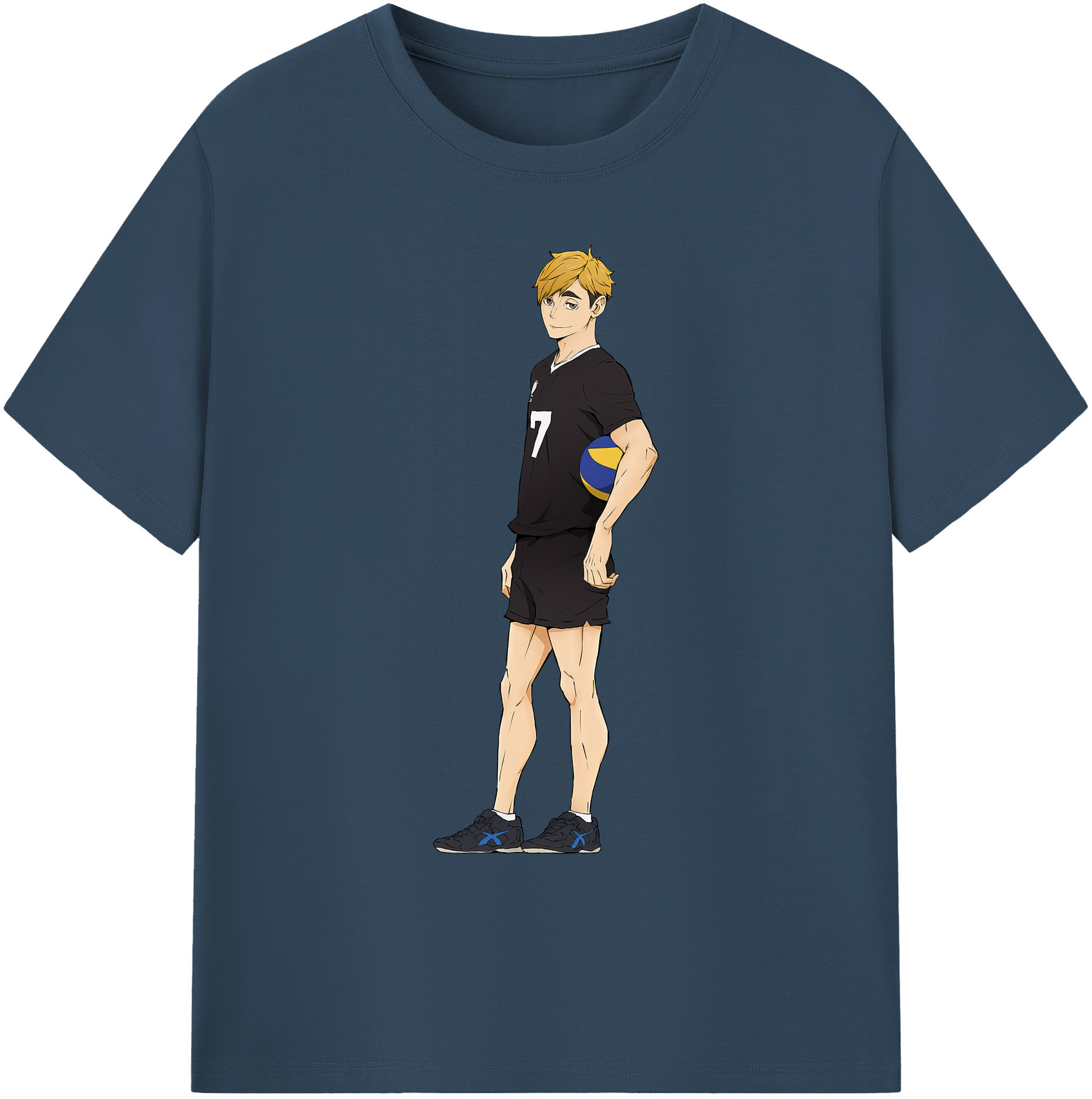 （画像用） ハイキュー!! Haikyu!! 綿100％ メンズ半袖Tシャツ｜肌触りやわらか＆通気性