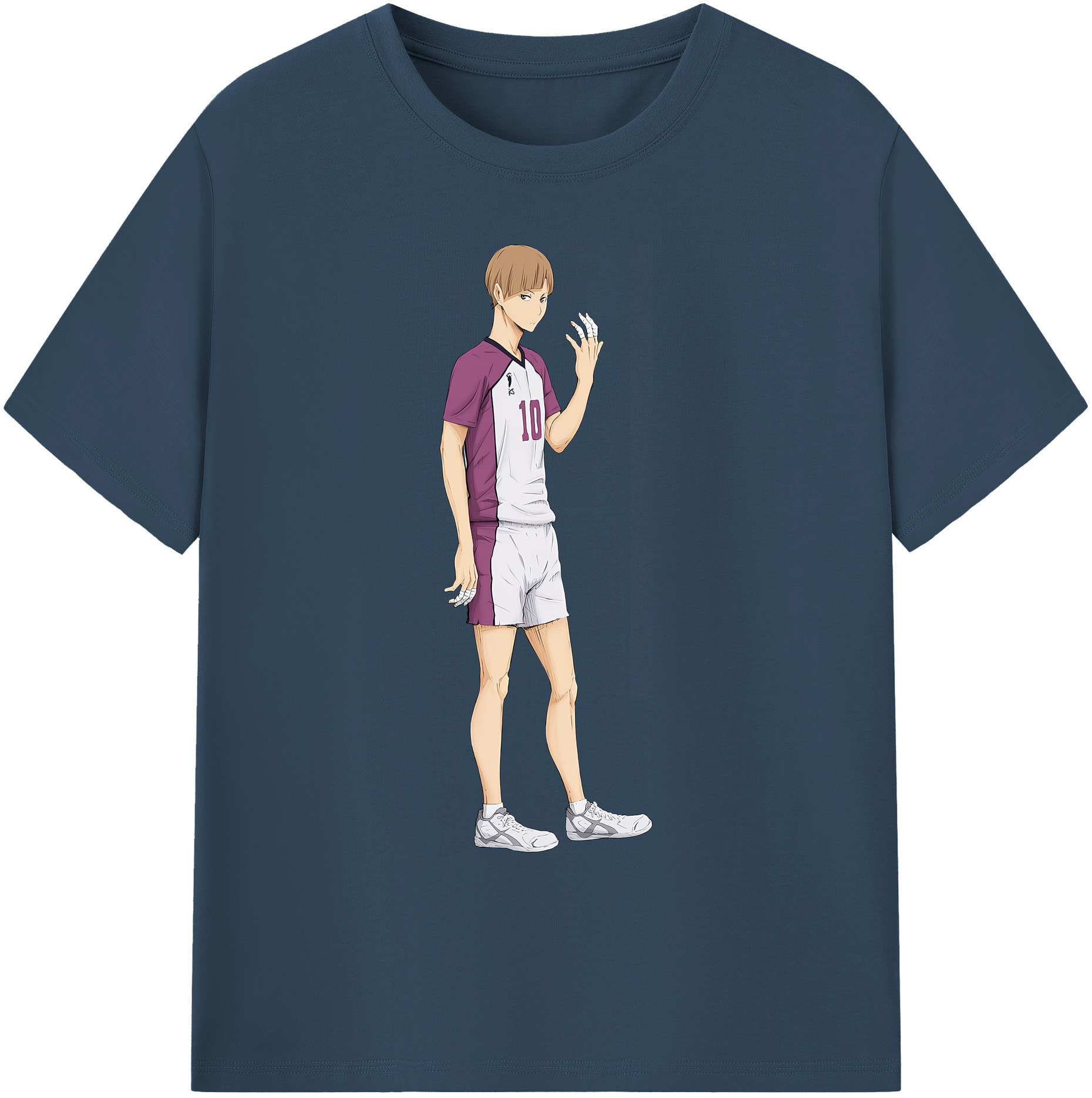 （画像用） ハイキュー!! Haikyu!! 綿100％ メンズ半袖Tシャツ｜肌触りやわらか＆通気性