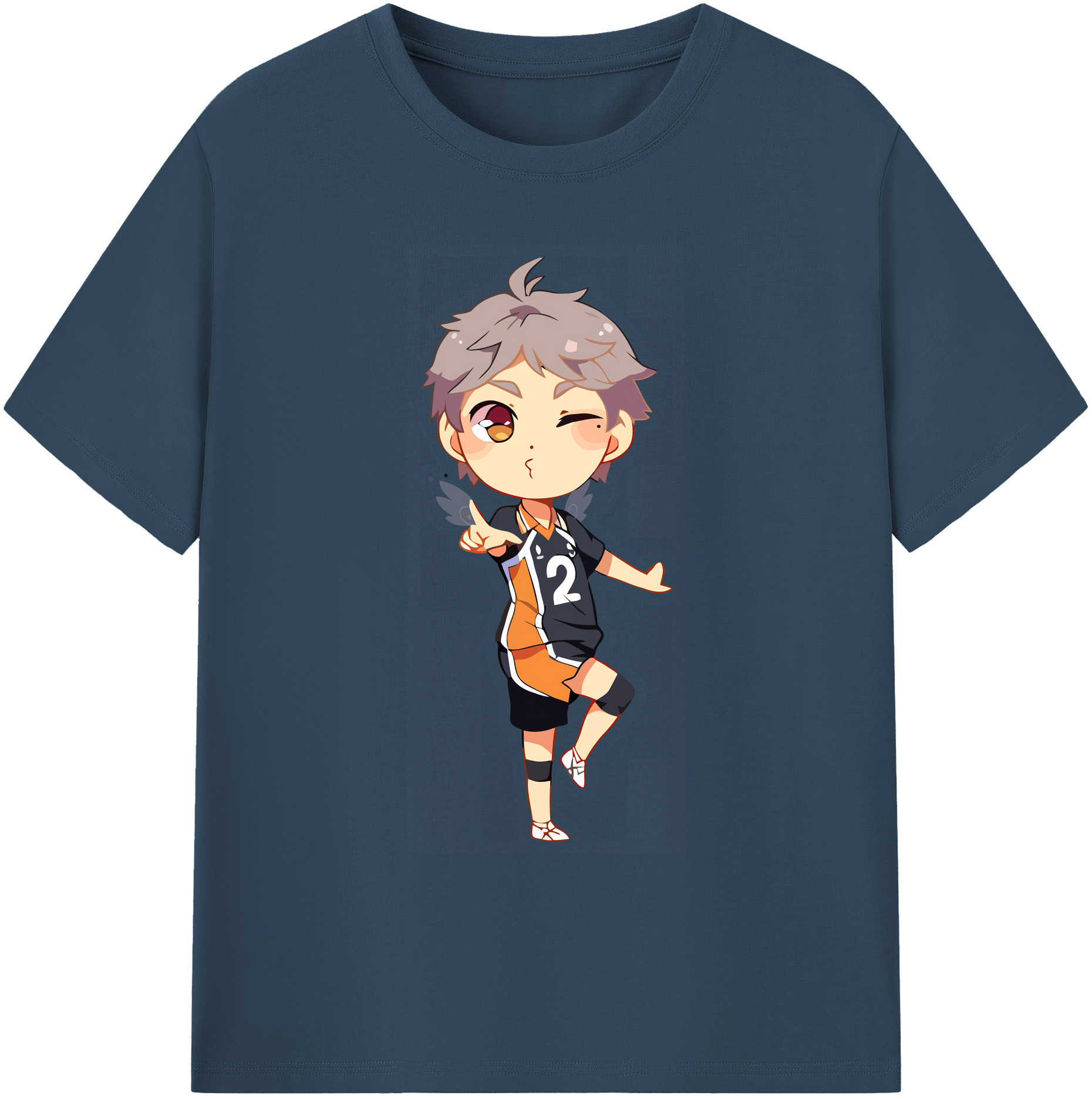 （画像用） ハイキュー!! Haikyu!! 綿100％ メンズ半袖Tシャツ｜肌触りやわらか＆通気性