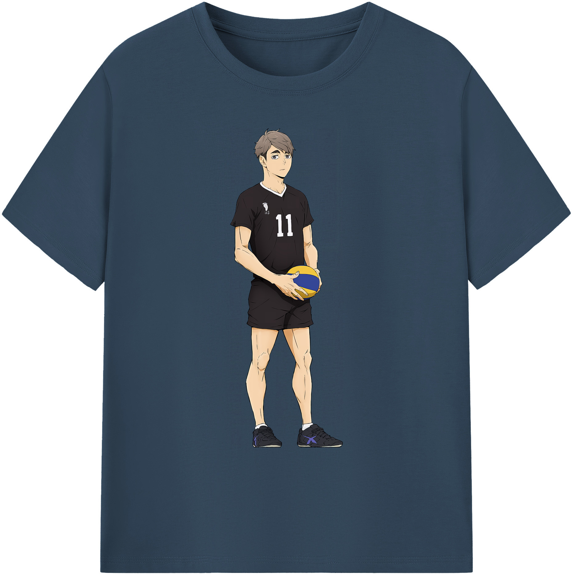 （画像用） ハイキュー!! Haikyu!! 綿100％ メンズ半袖Tシャツ｜肌触りやわらか＆通気性