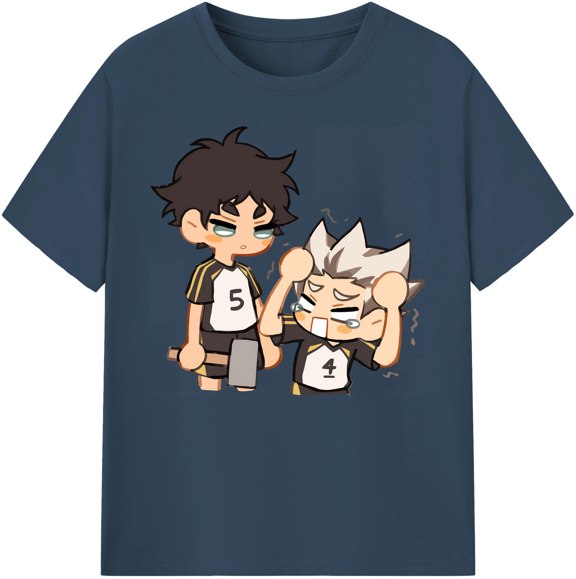 （画像用） ハイキュー!! Haikyu!! 綿100％ メンズ半袖Tシャツ｜肌触りやわらか＆通気性