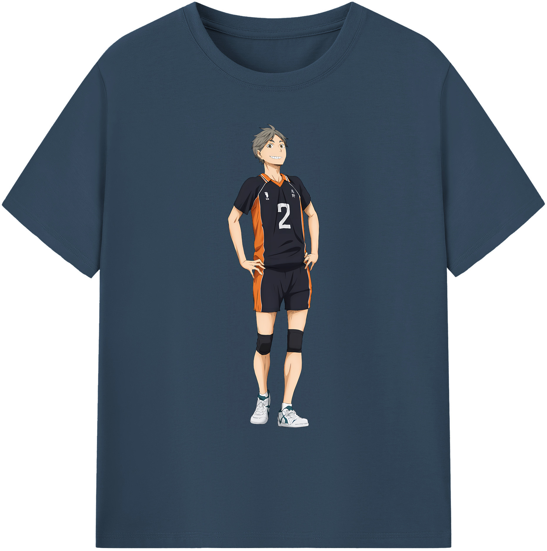 （画像用） ハイキュー!! Haikyu!! 綿100％ メンズ半袖Tシャツ｜肌触りやわらか＆通気性