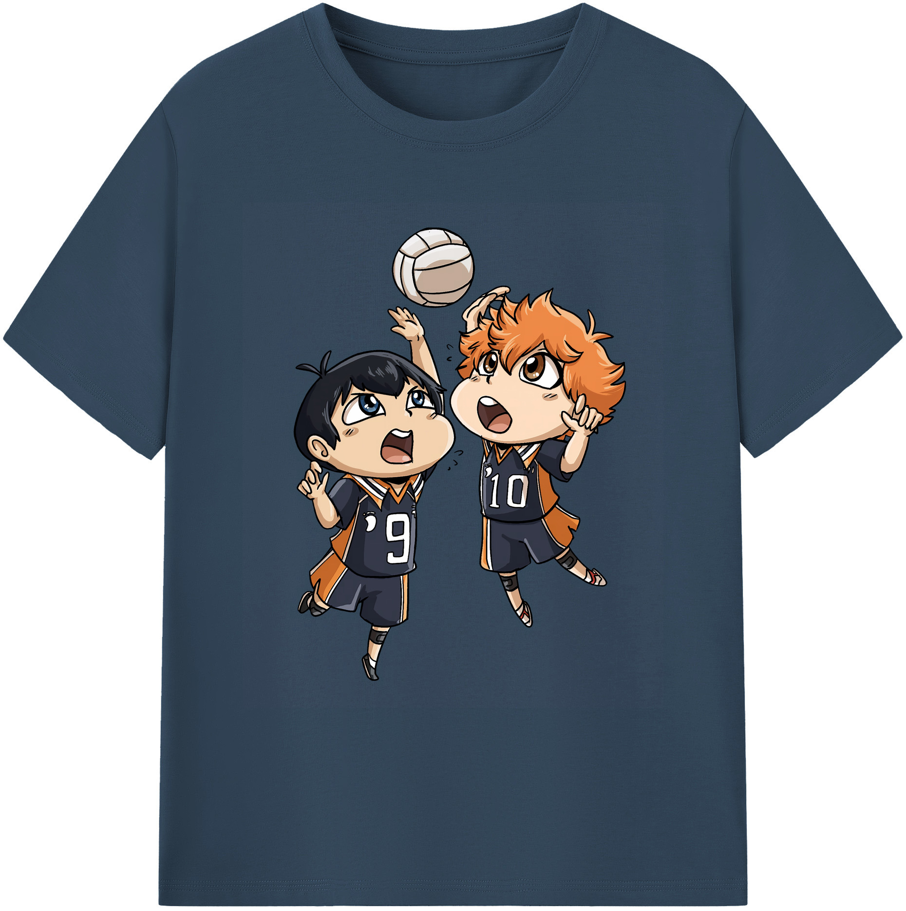 （画像用） ハイキュー!! Haikyu!! 綿100％ メンズ半袖Tシャツ｜肌触りやわらか＆通気性
