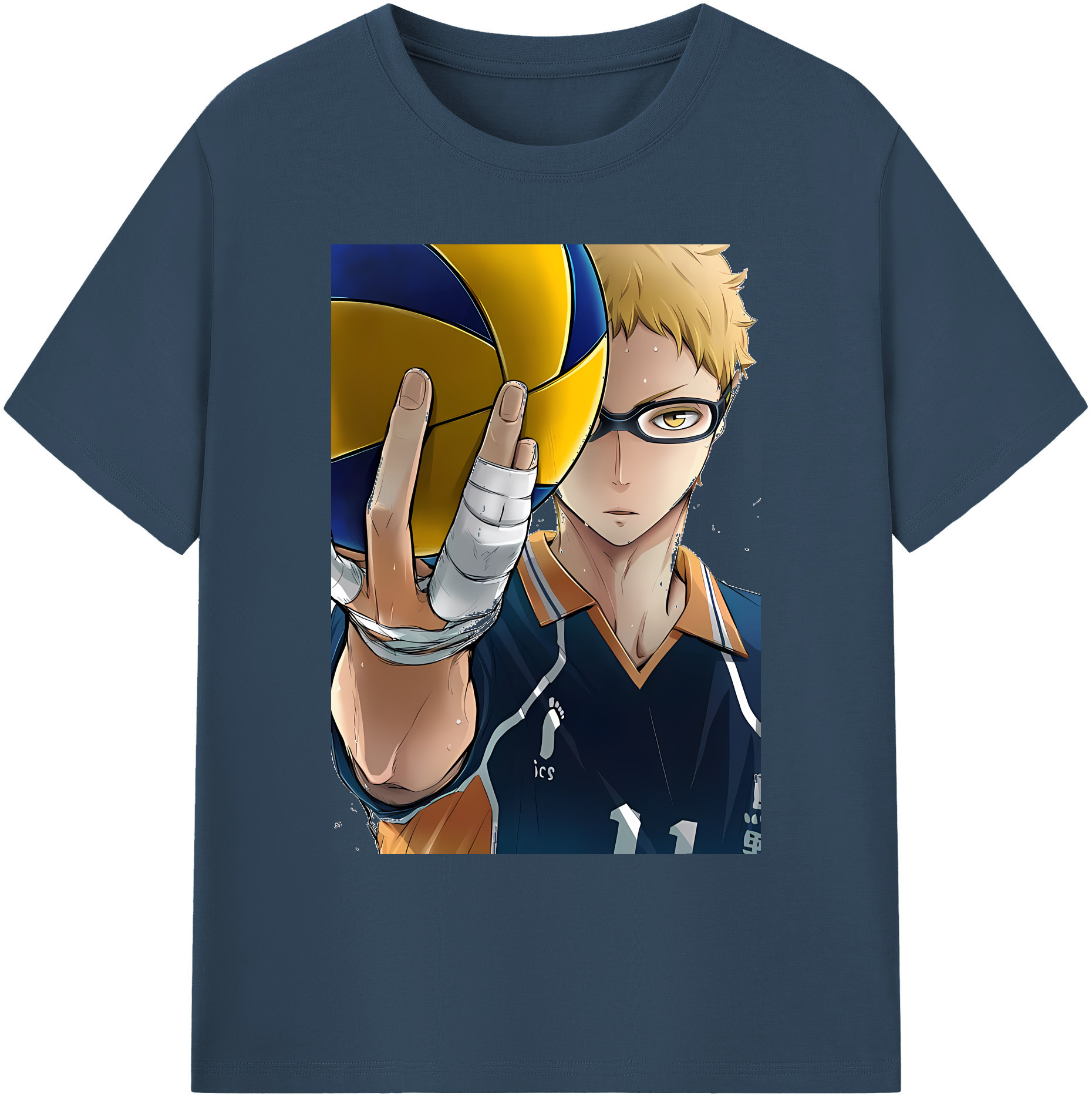 （画像用） ハイキュー!! Haikyu!! 綿100％ メンズ半袖Tシャツ｜肌触りやわらか＆通気性