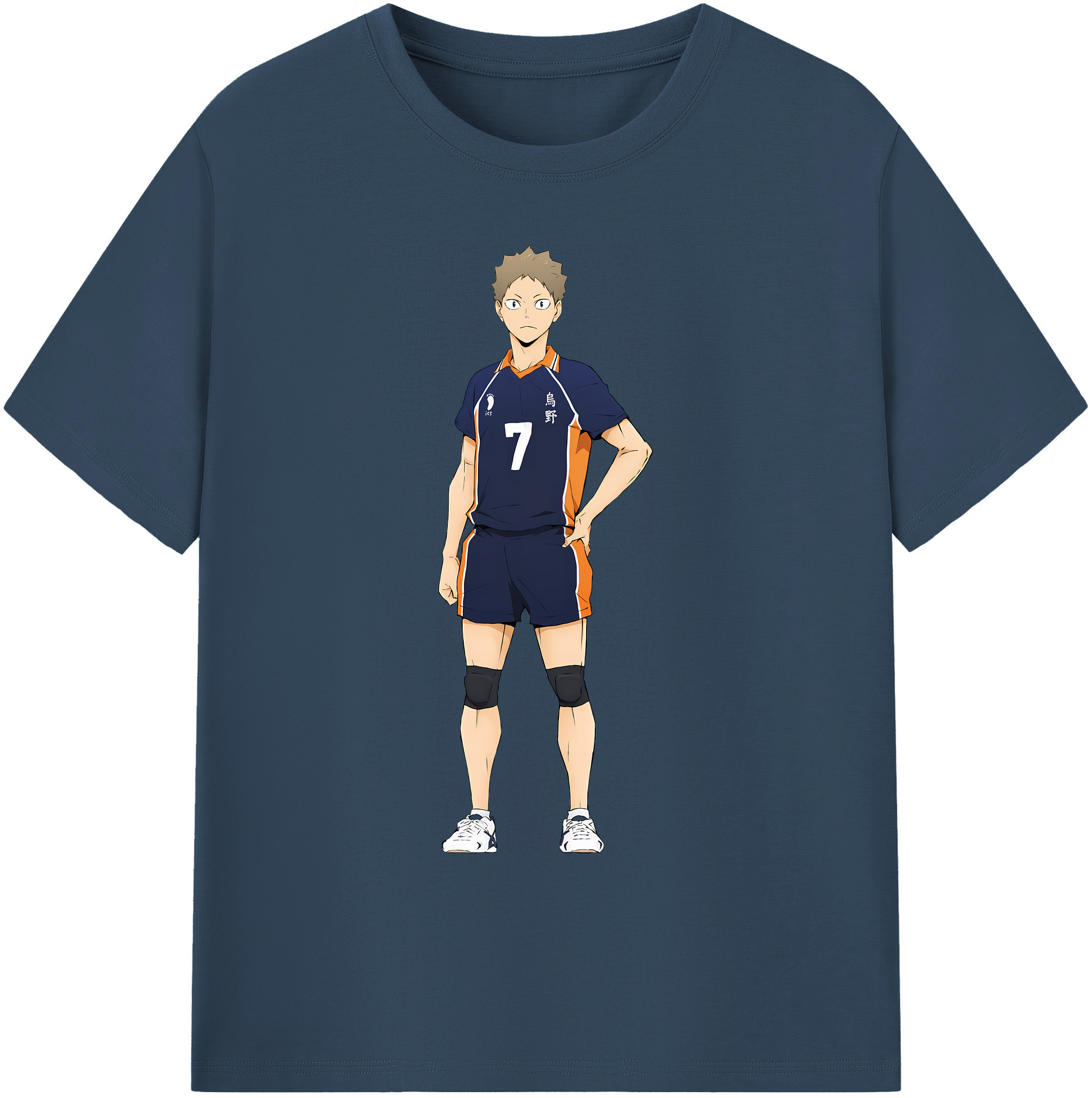 （画像用） ハイキュー!! Haikyu!! 綿100％ メンズ半袖Tシャツ｜肌触りやわらか＆通気性