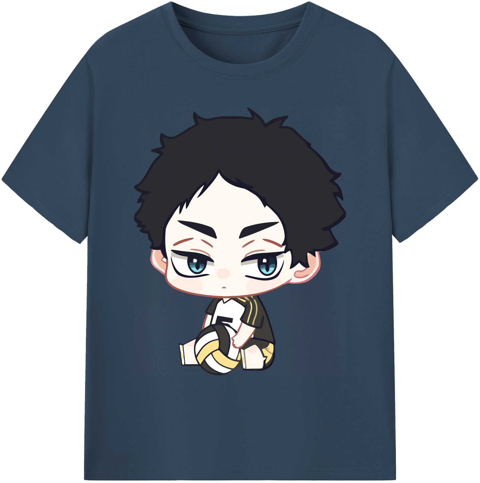 （画像用） ハイキュー!! Haikyu!! 綿100％ メンズ半袖Tシャツ｜肌触りやわらか＆通気性