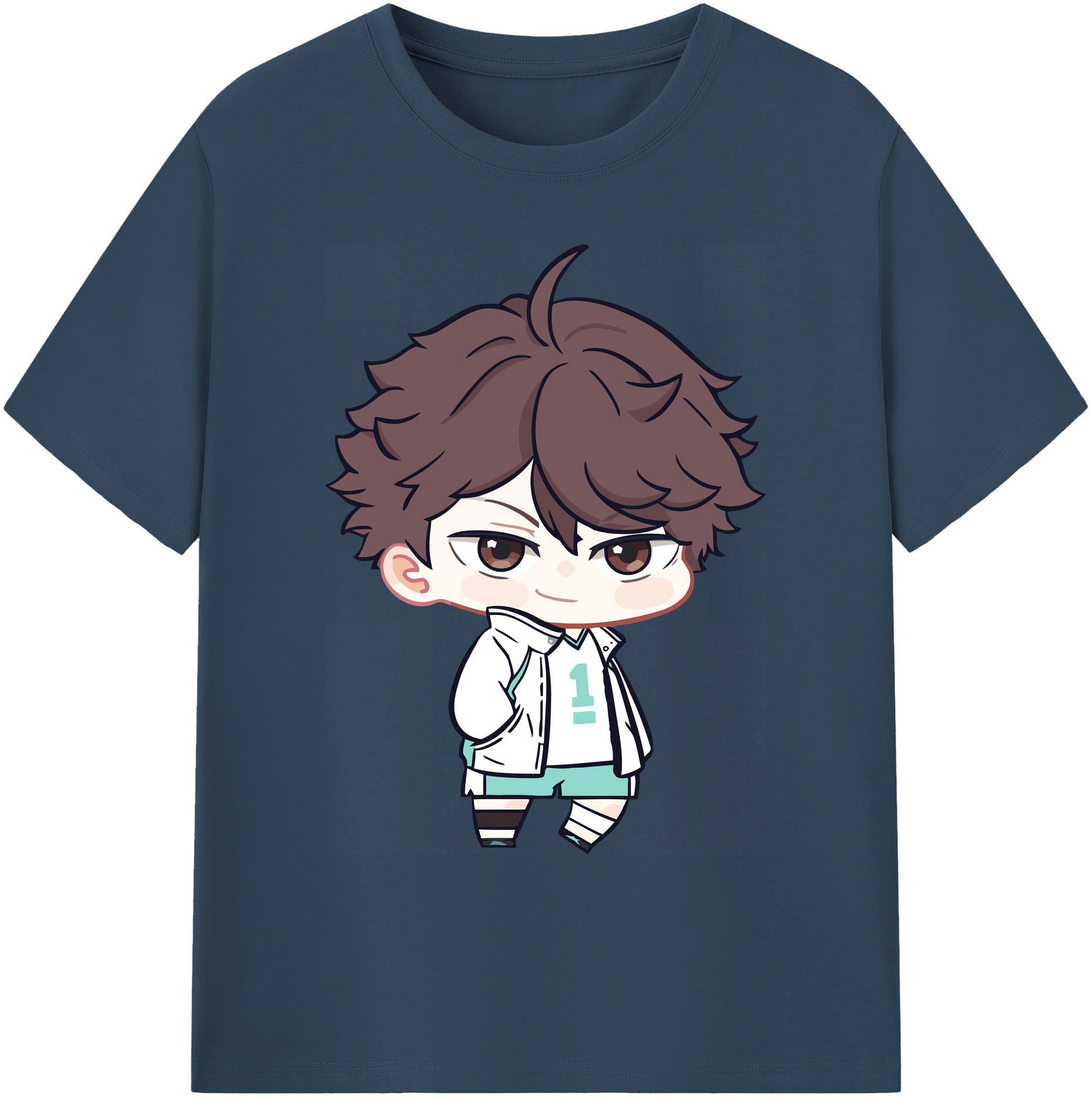 （画像用） ハイキュー!! Haikyu!! 綿100％ メンズ半袖Tシャツ｜肌触りやわらか＆通気性