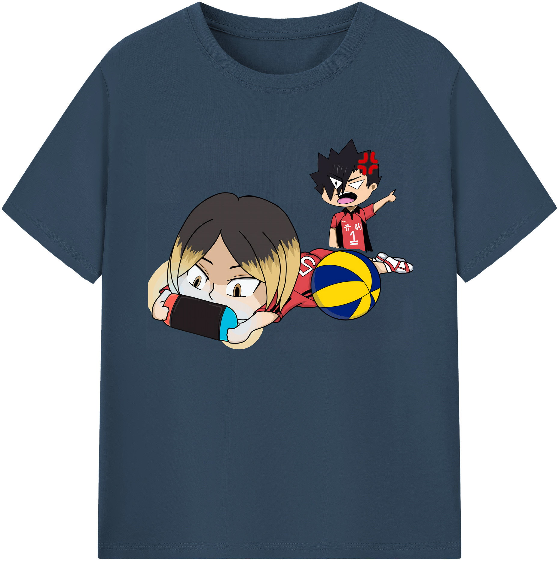 （画像用） ハイキュー!! Haikyu!! 綿100％ メンズ半袖Tシャツ｜肌触りやわらか＆通気性
