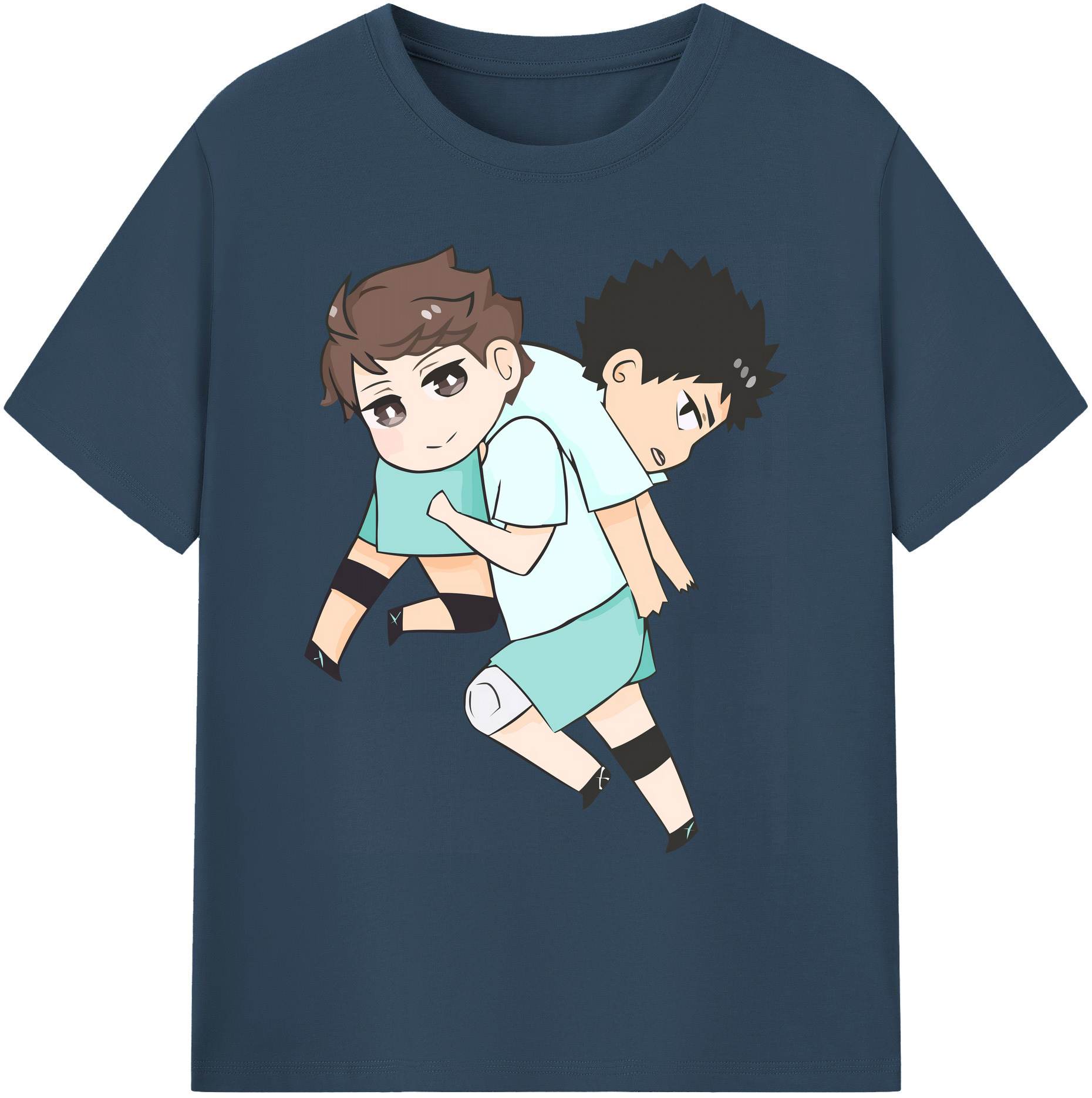 （画像用） ハイキュー!! Haikyu!! 綿100％ メンズ半袖Tシャツ｜肌触りやわらか＆通気性