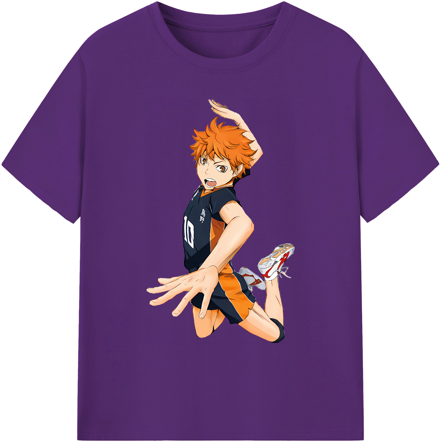 （画像用） ハイキュー!! Haikyu!! 綿100％ メンズ半袖Tシャツ｜肌触りやわらか＆通気性