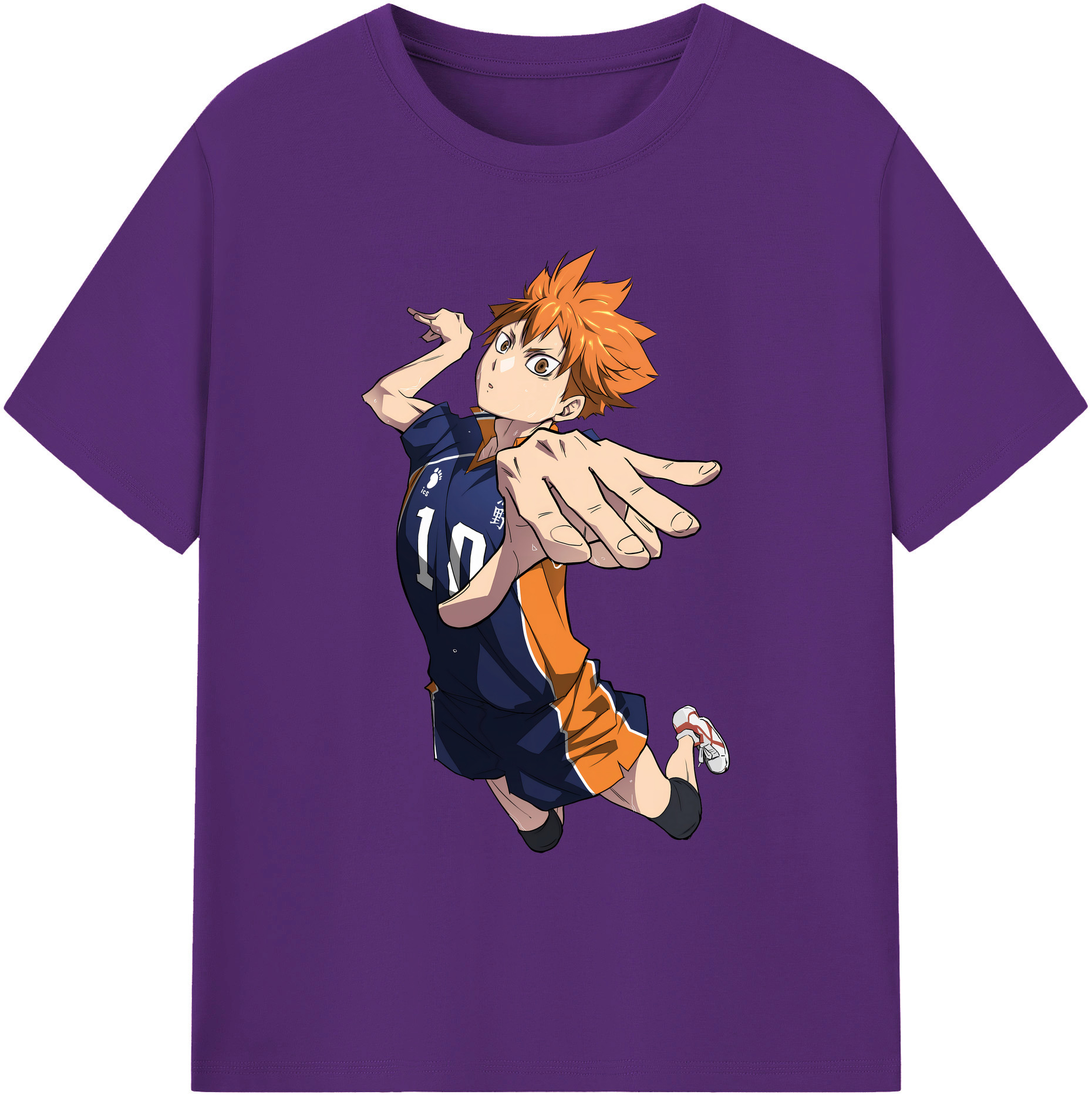 （画像用） ハイキュー!! Haikyu!! 綿100％ メンズ半袖Tシャツ｜肌触りやわらか＆通気性