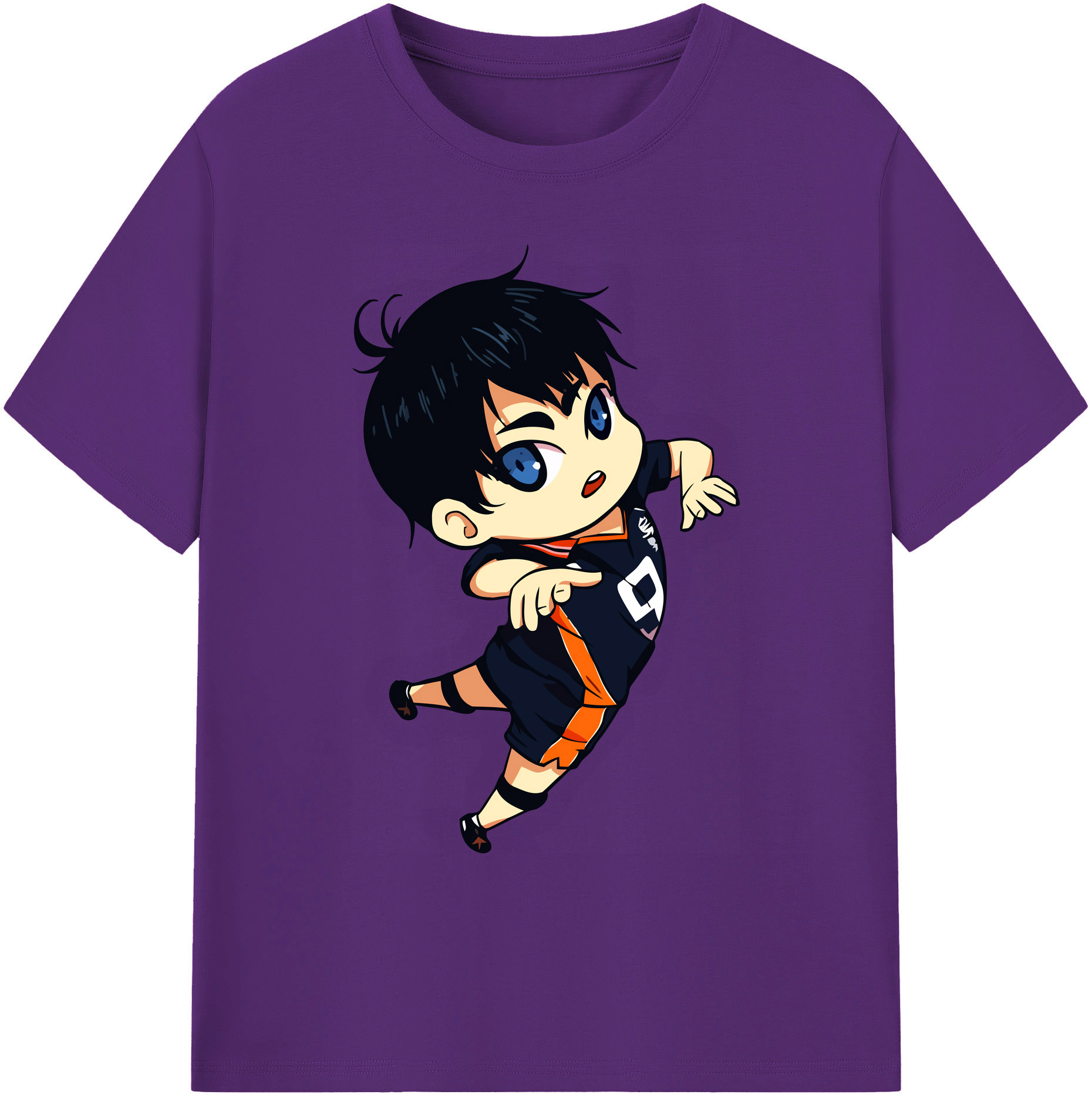 （画像用） ハイキュー!! Haikyu!! 綿100％ メンズ半袖Tシャツ｜肌触りやわらか＆通気性
