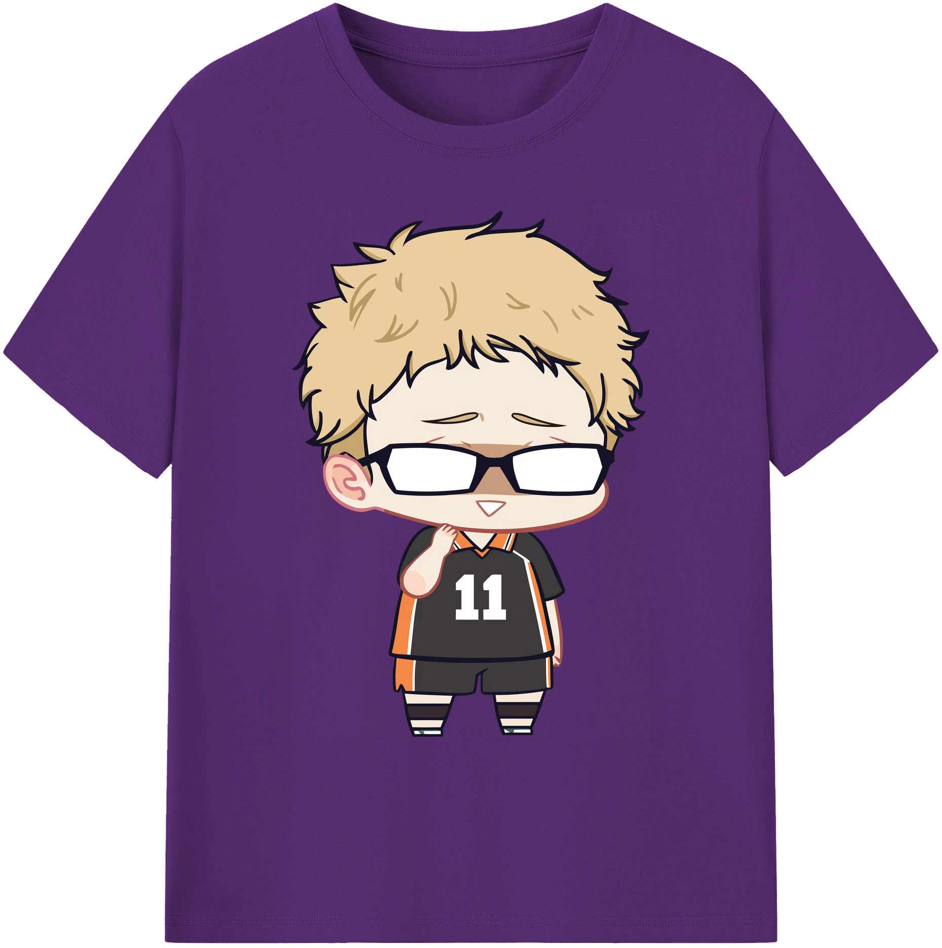 （画像用） ハイキュー!! Haikyu!! 綿100％ メンズ半袖Tシャツ｜肌触りやわらか＆通気性