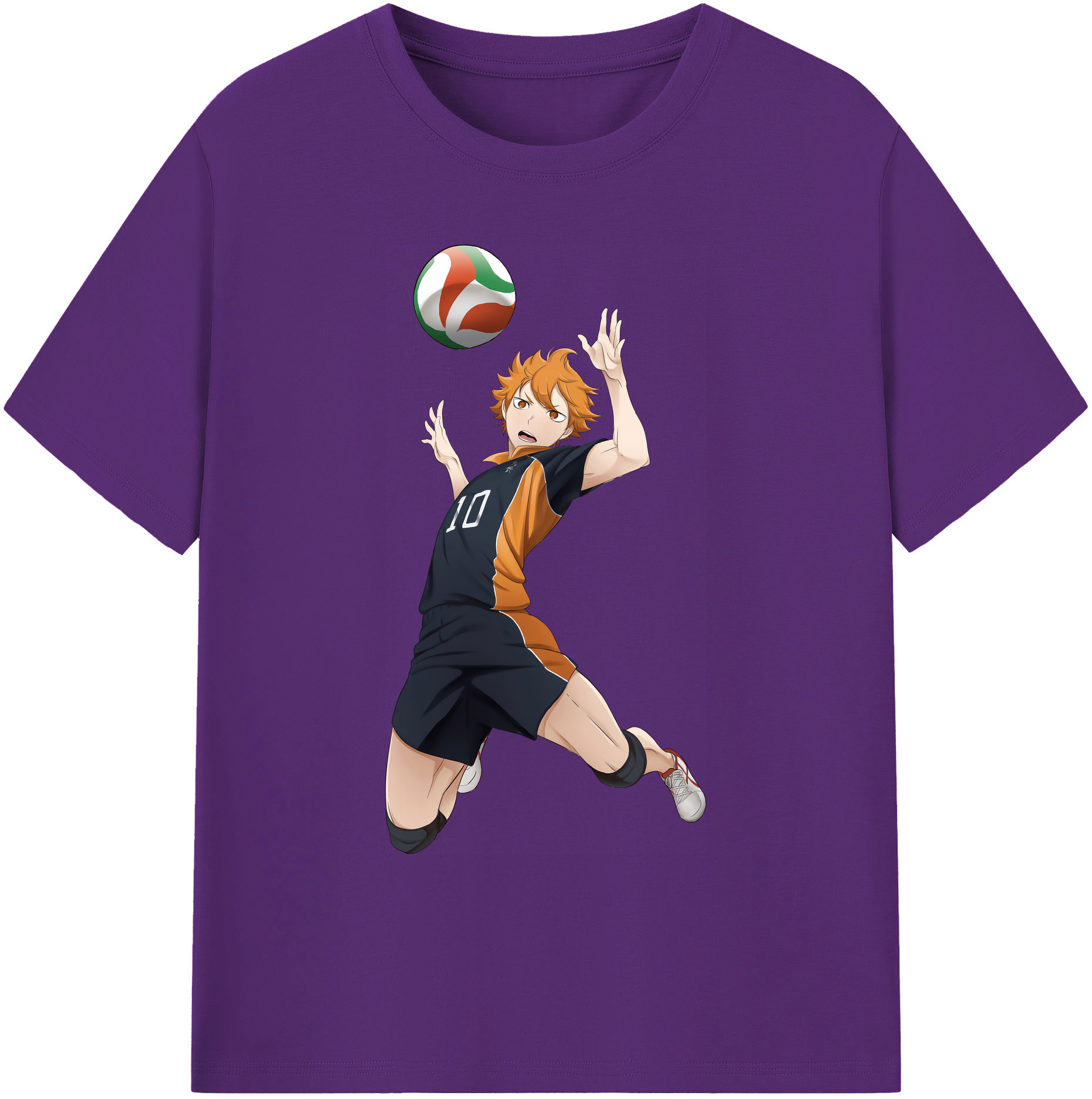 （画像用） ハイキュー!! Haikyu!! 綿100％ メンズ半袖Tシャツ｜肌触りやわらか＆通気性