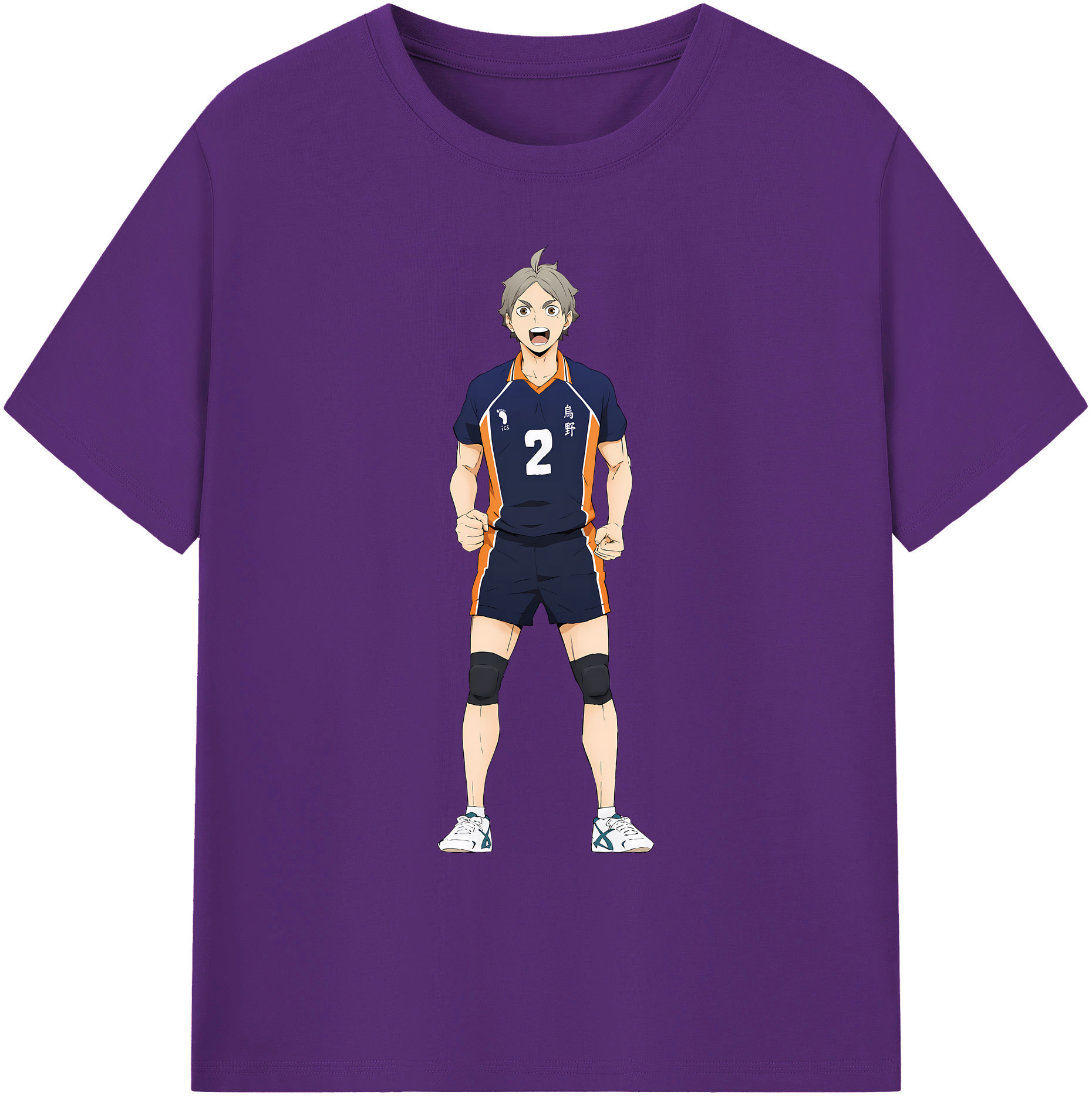 （画像用） ハイキュー!! Haikyu!! 綿100％ メンズ半袖Tシャツ｜肌触りやわらか＆通気性