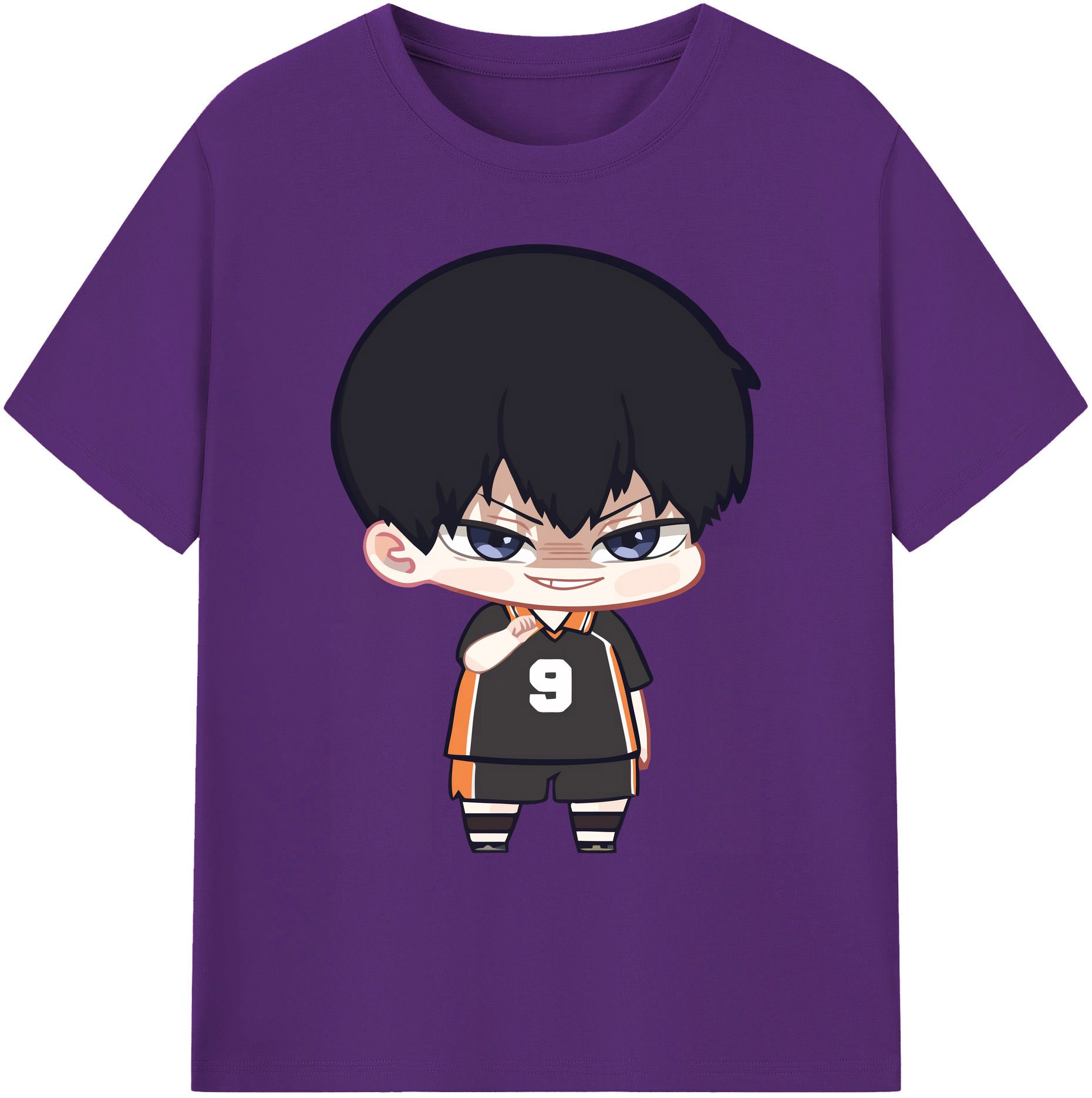 （画像用） ハイキュー!! Haikyu!! 綿100％ メンズ半袖Tシャツ｜肌触りやわらか＆通気性