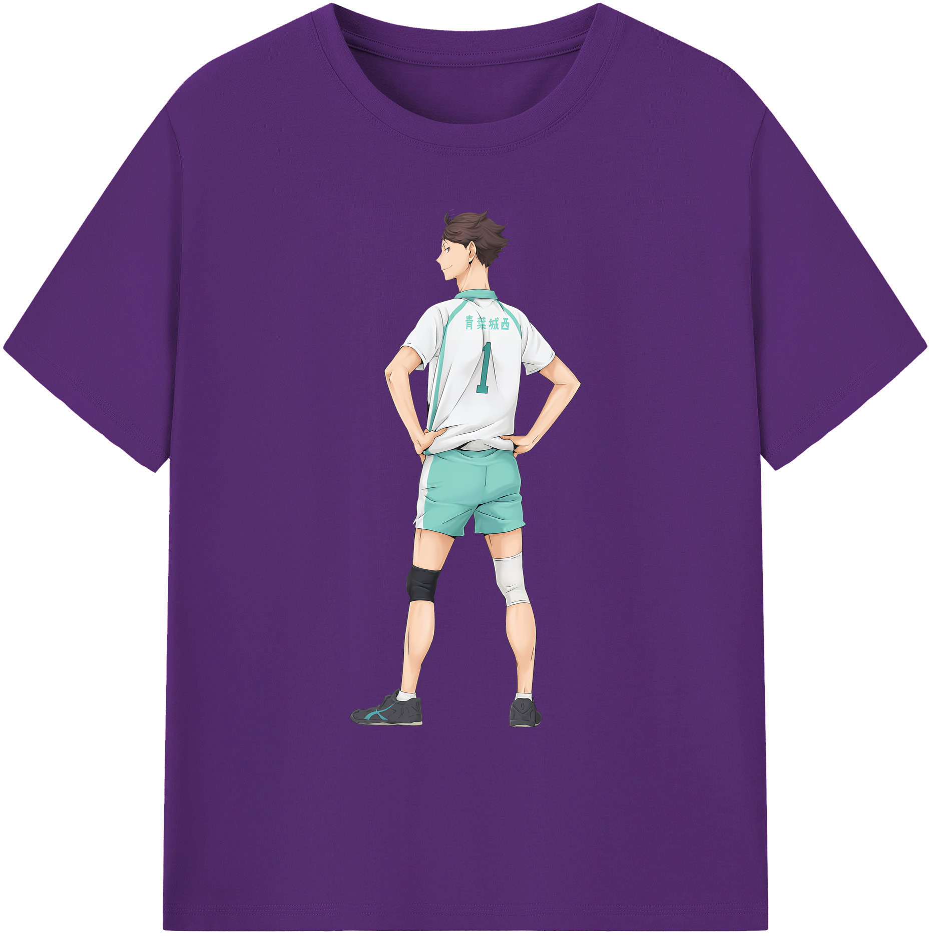 （画像用） ハイキュー!! Haikyu!! 綿100％ メンズ半袖Tシャツ｜肌触りやわらか＆通気性