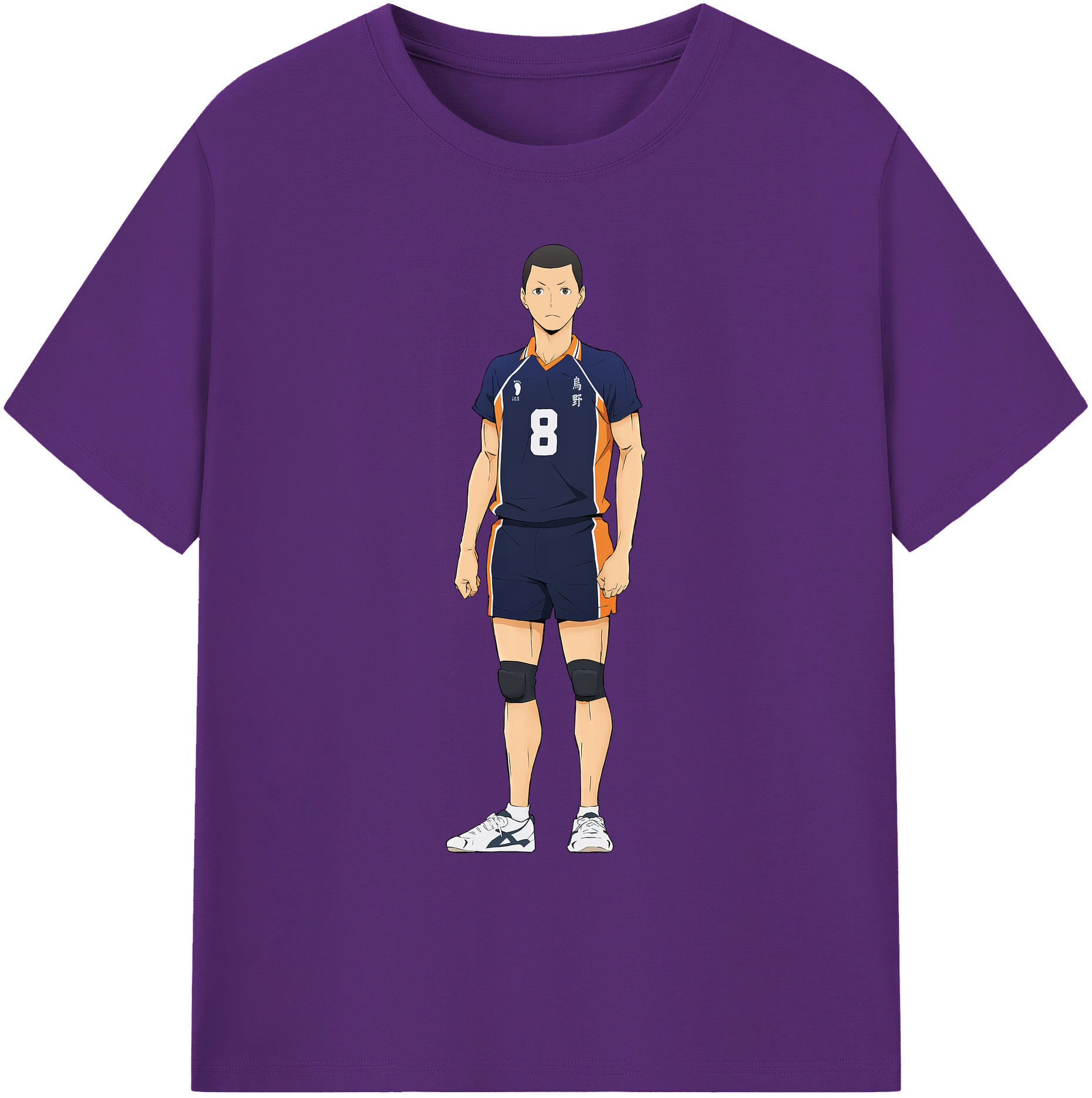 （画像用） ハイキュー!! Haikyu!! 綿100％ メンズ半袖Tシャツ｜肌触りやわらか＆通気性