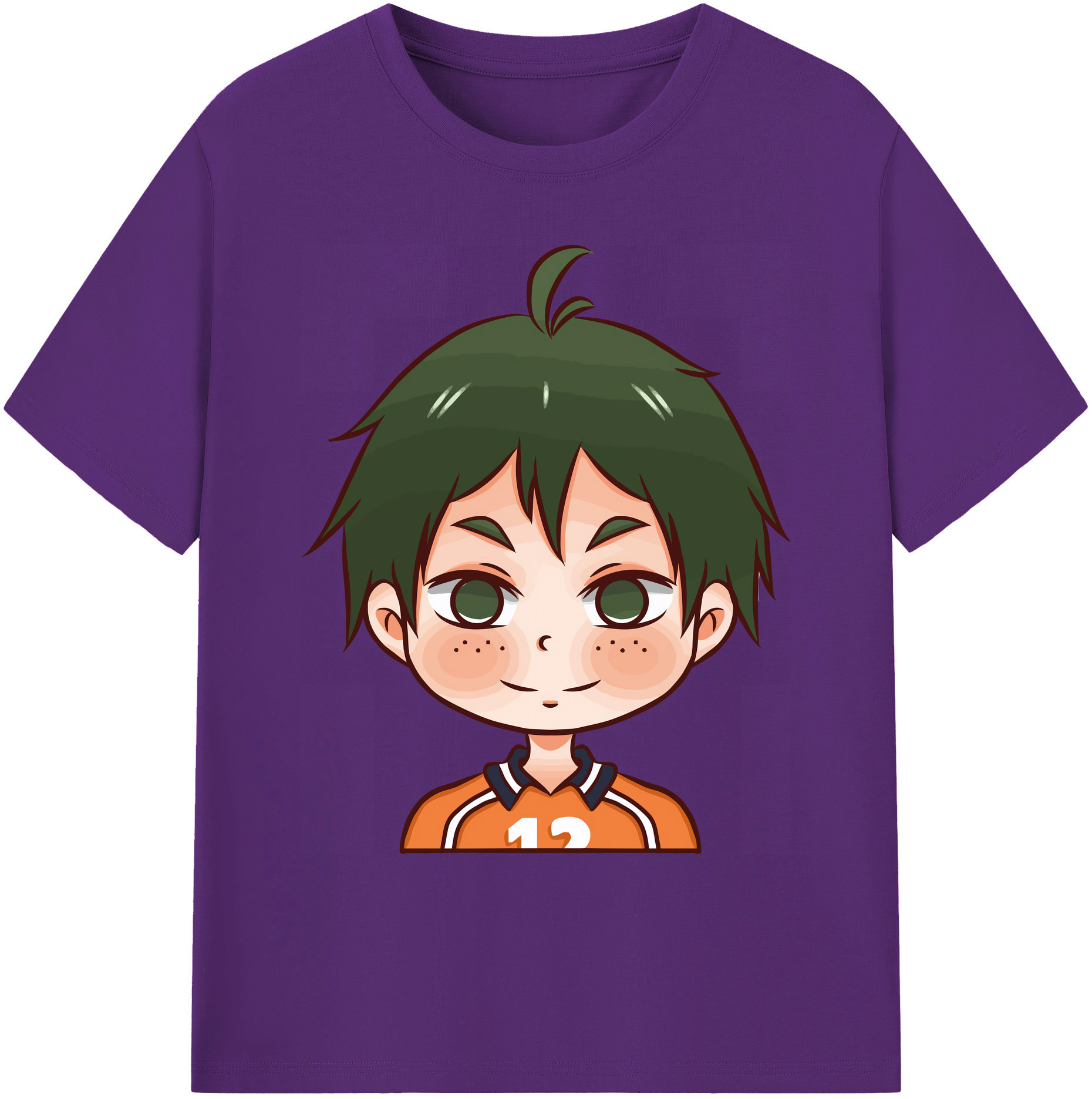 （画像用） ハイキュー!! Haikyu!! 綿100％ メンズ半袖Tシャツ｜肌触りやわらか＆通気性