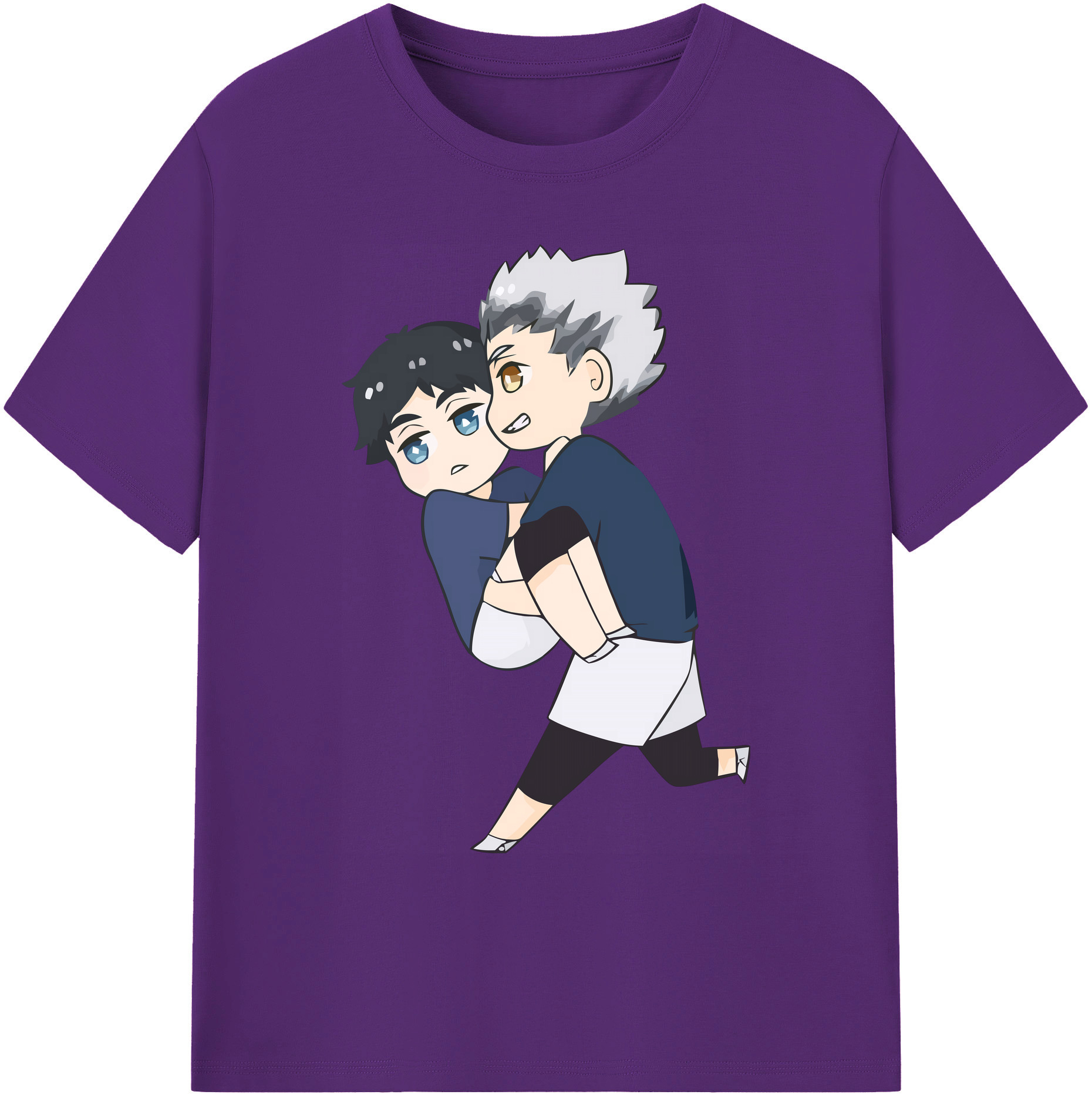 （画像用） ハイキュー!! Haikyu!! 綿100％ メンズ半袖Tシャツ｜肌触りやわらか＆通気性