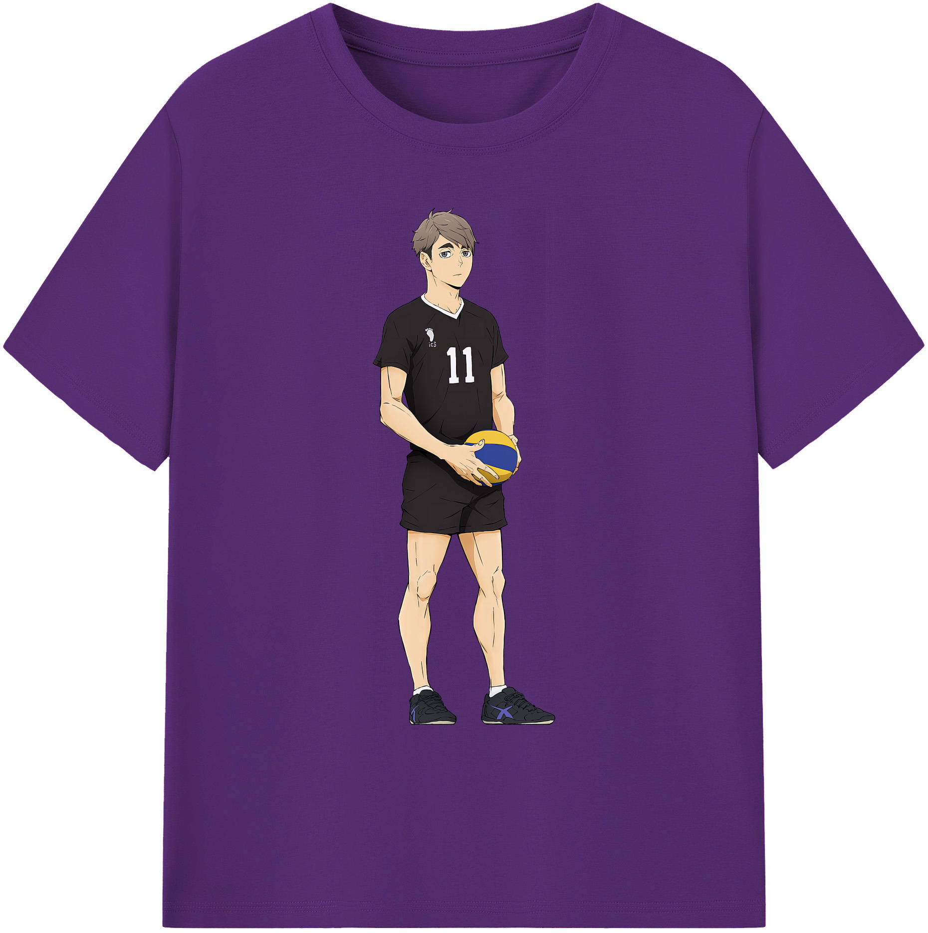 （画像用） ハイキュー!! Haikyu!! 綿100％ メンズ半袖Tシャツ｜肌触りやわらか＆通気性