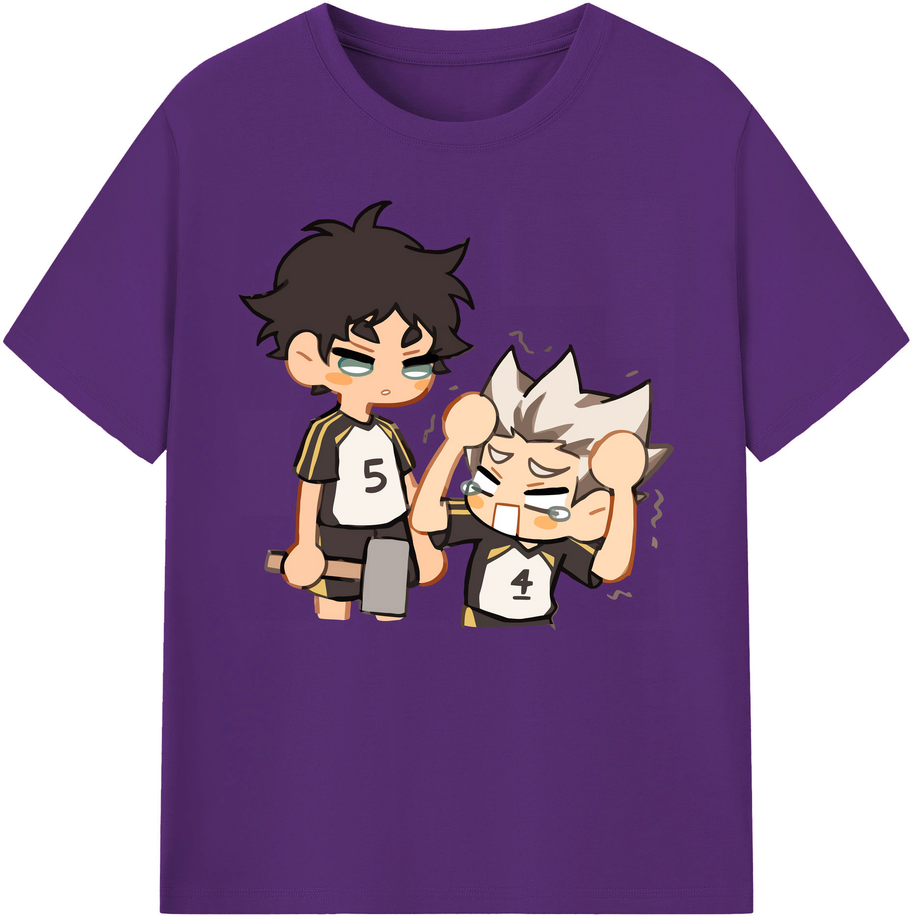 （画像用） ハイキュー!! Haikyu!! 綿100％ メンズ半袖Tシャツ｜肌触りやわらか＆通気性