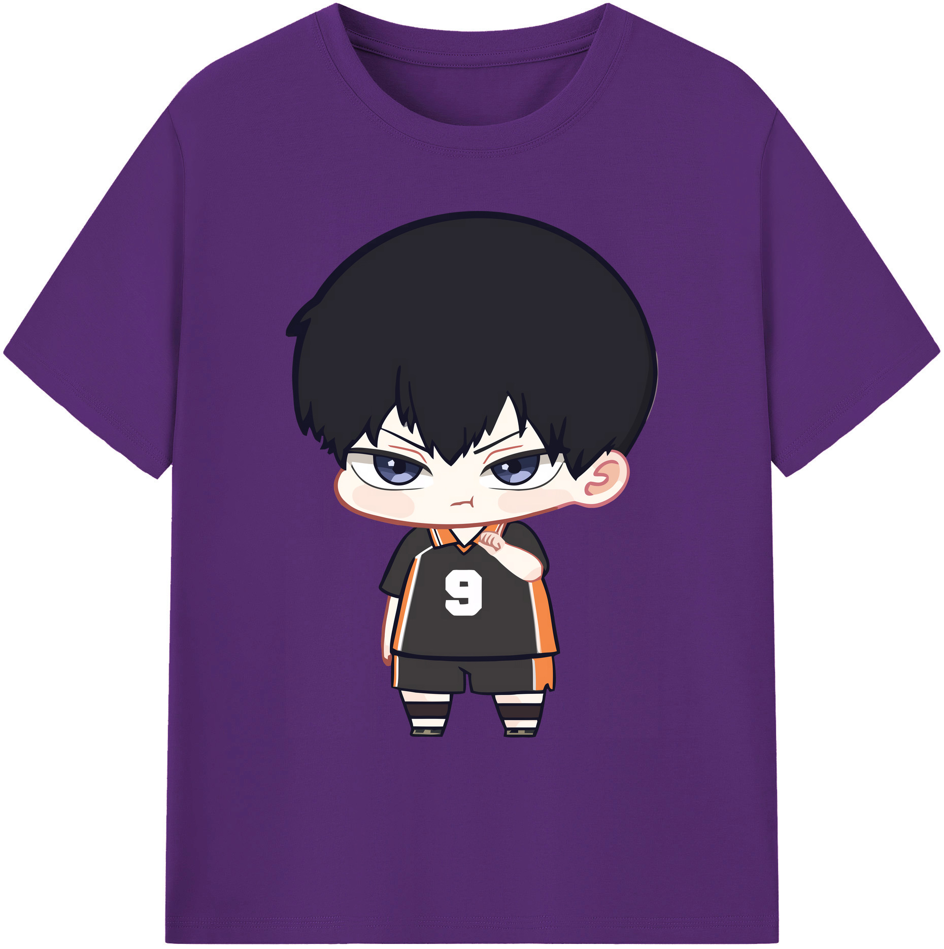 （画像用） ハイキュー!! Haikyu!! 綿100％ メンズ半袖Tシャツ｜肌触りやわらか＆通気性