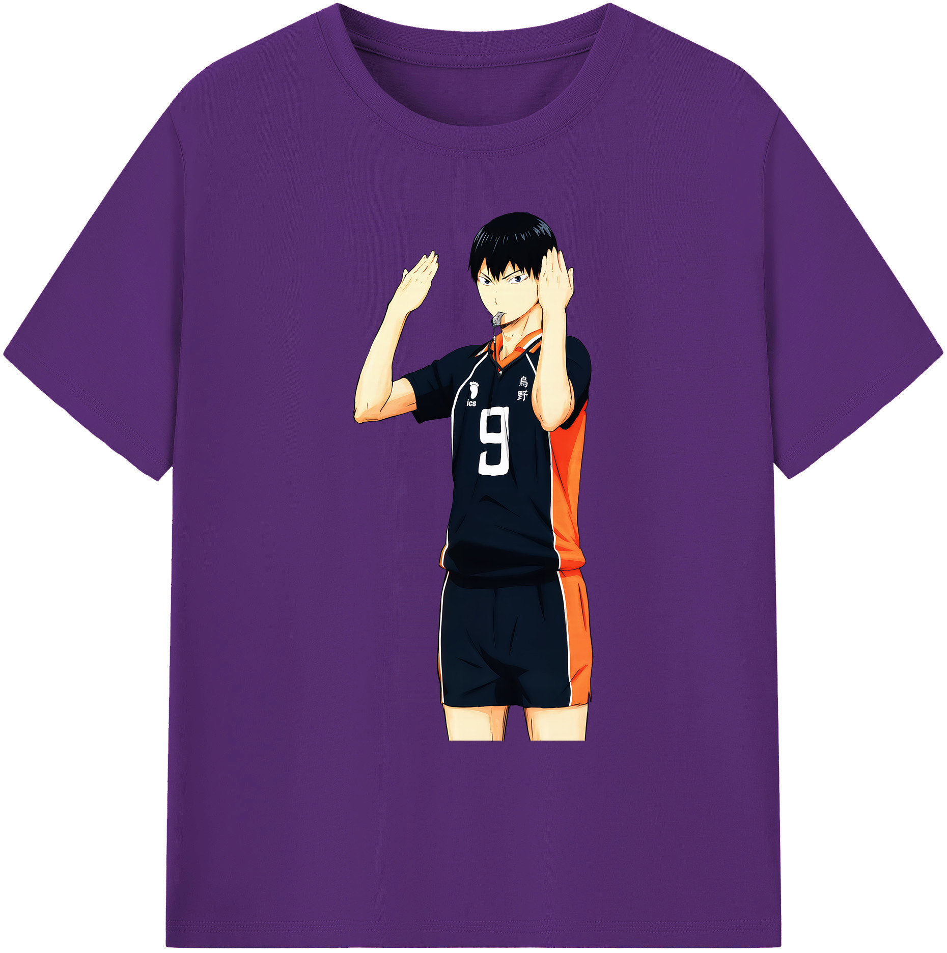（画像用） ハイキュー!! Haikyu!! 綿100％ メンズ半袖Tシャツ｜肌触りやわらか＆通気性