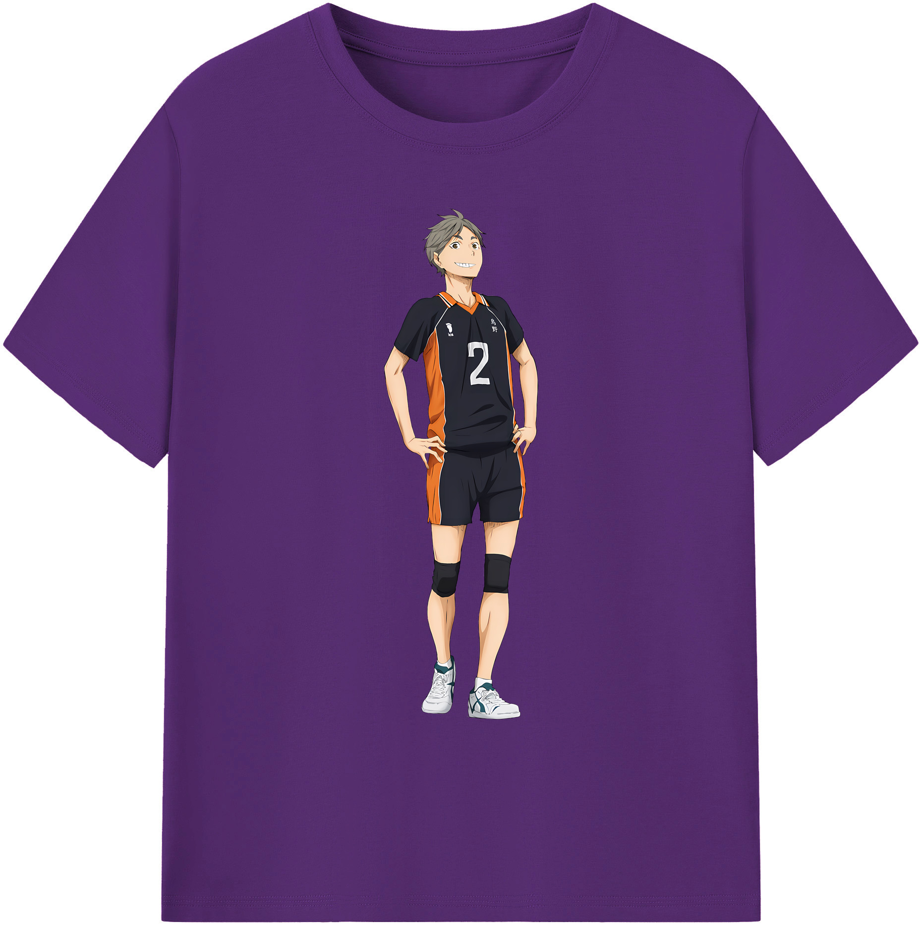 （画像用） ハイキュー!! Haikyu!! 綿100％ メンズ半袖Tシャツ｜肌触りやわらか＆通気性