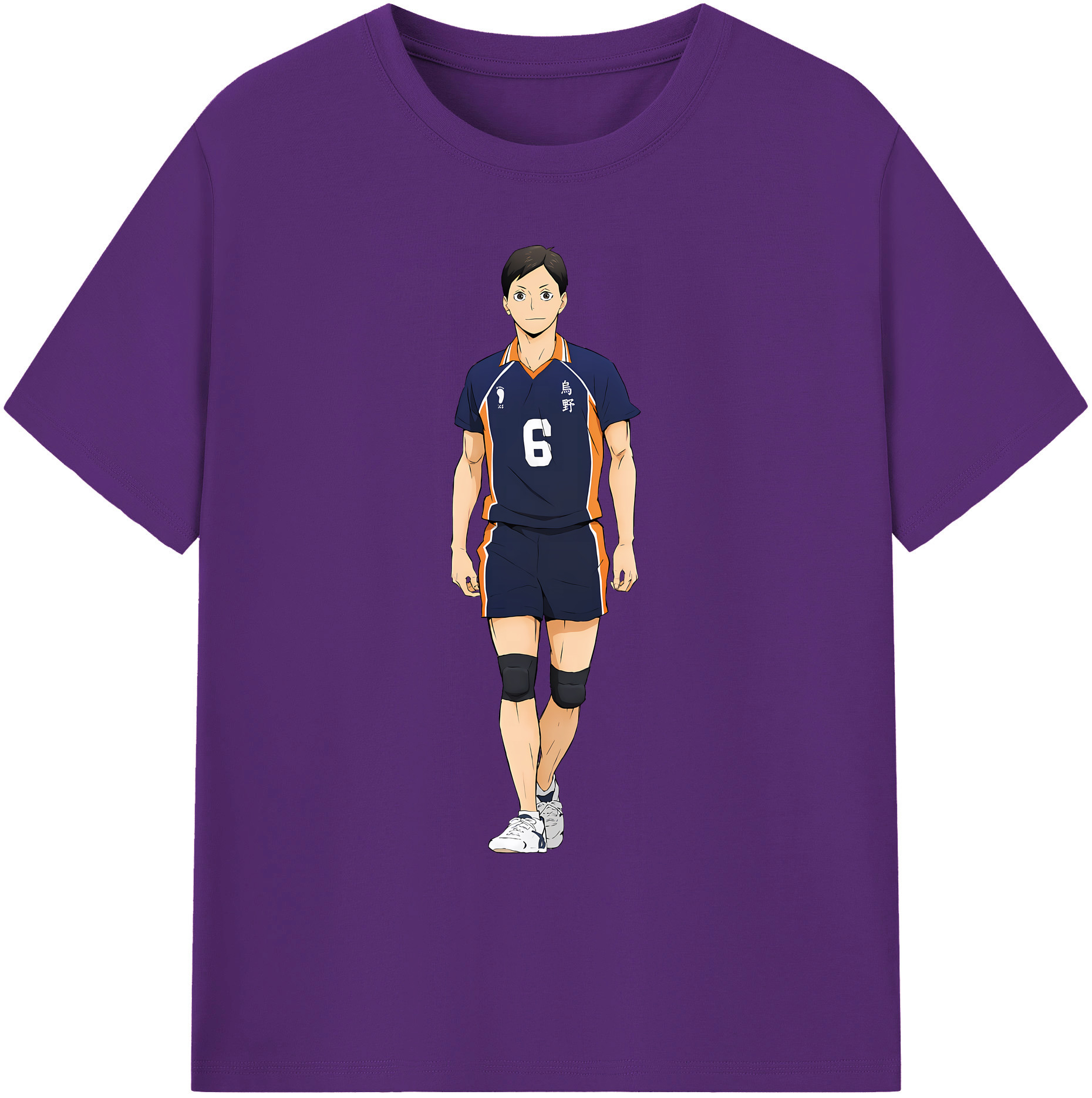 （画像用） ハイキュー!! Haikyu!! 綿100％ メンズ半袖Tシャツ｜肌触りやわらか＆通気性