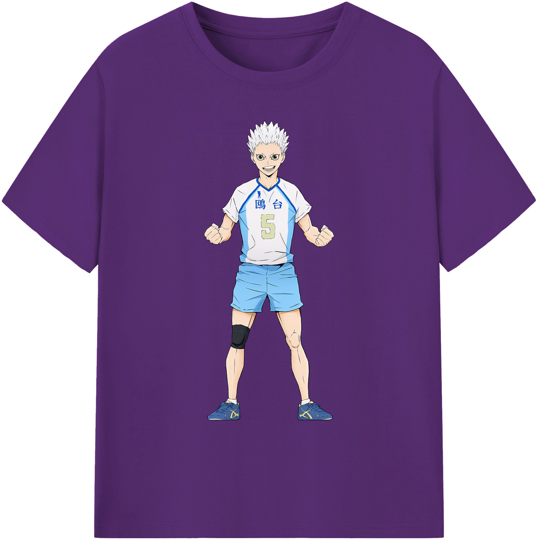 （画像用） ハイキュー!! Haikyu!! 綿100％ メンズ半袖Tシャツ｜肌触りやわらか＆通気性