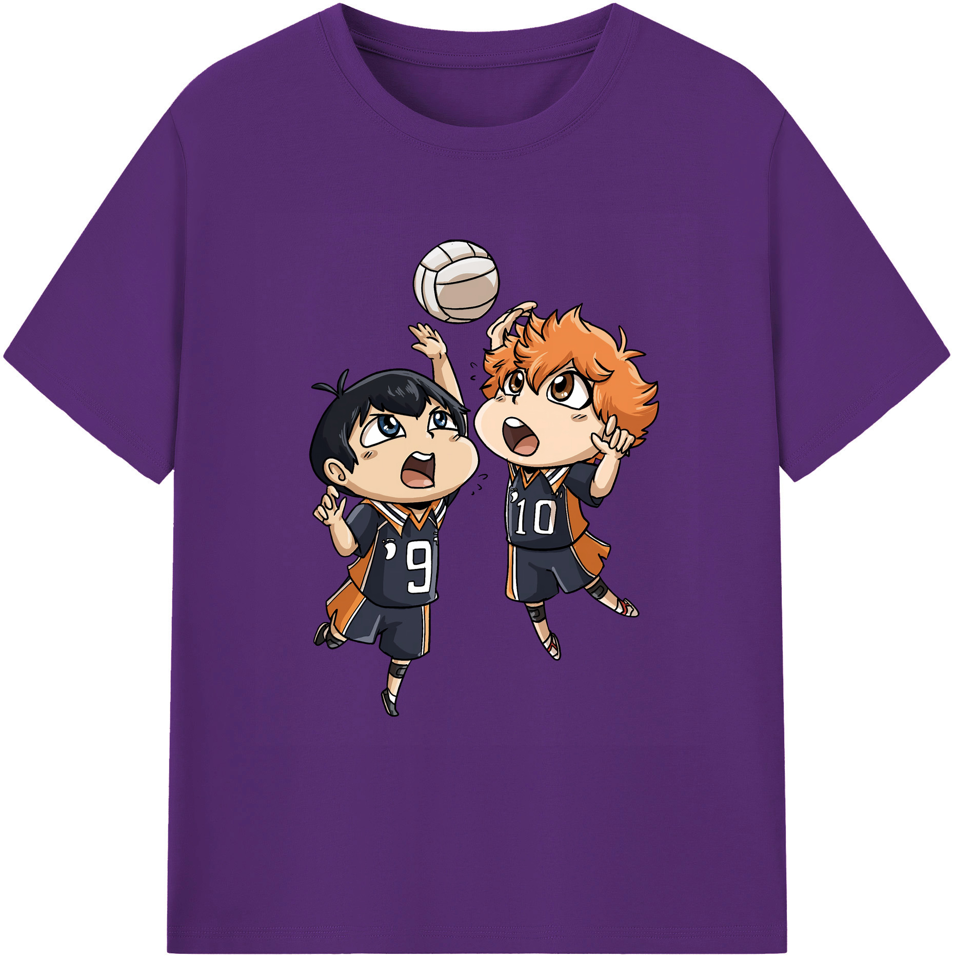 （画像用） ハイキュー!! Haikyu!! 綿100％ メンズ半袖Tシャツ｜肌触りやわらか＆通気性