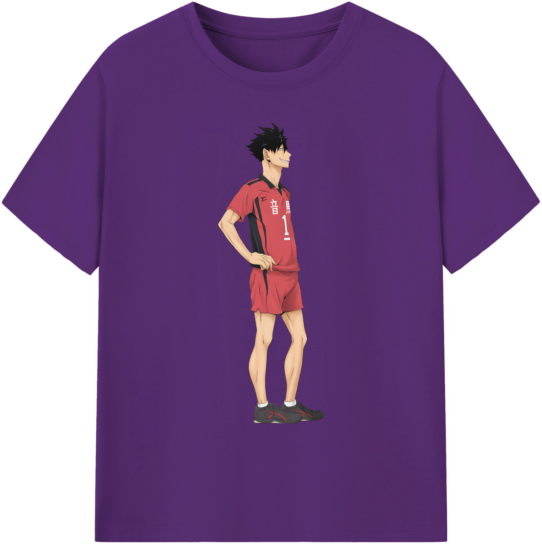 （画像用） ハイキュー!! Haikyu!! 綿100％ メンズ半袖Tシャツ｜肌触りやわらか＆通気性