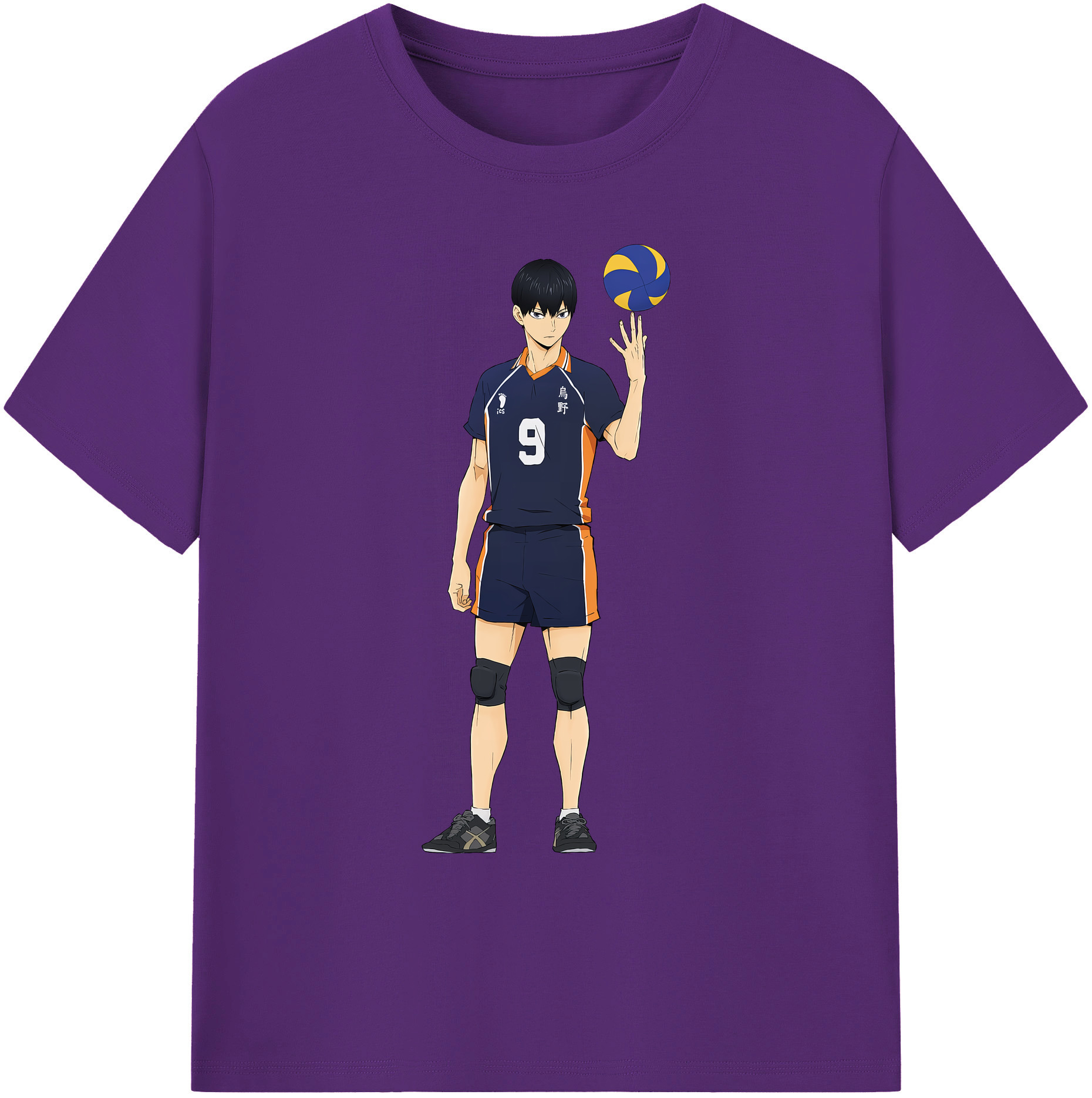 （画像用） ハイキュー!! Haikyu!! 綿100％ メンズ半袖Tシャツ｜肌触りやわらか＆通気性