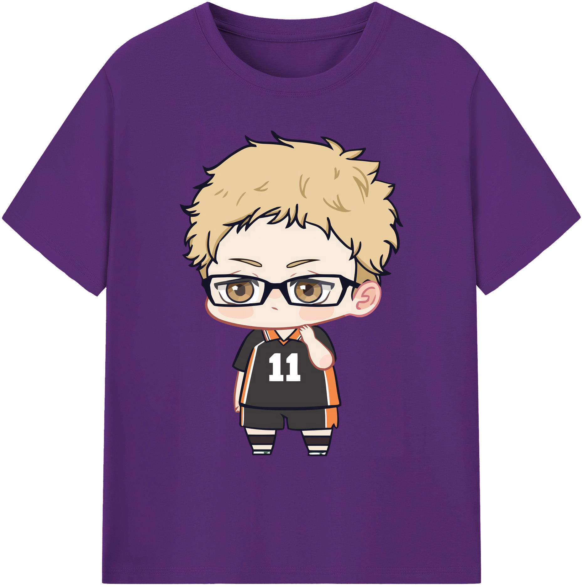 （画像用） ハイキュー!! Haikyu!! 綿100％ メンズ半袖Tシャツ｜肌触りやわらか＆通気性