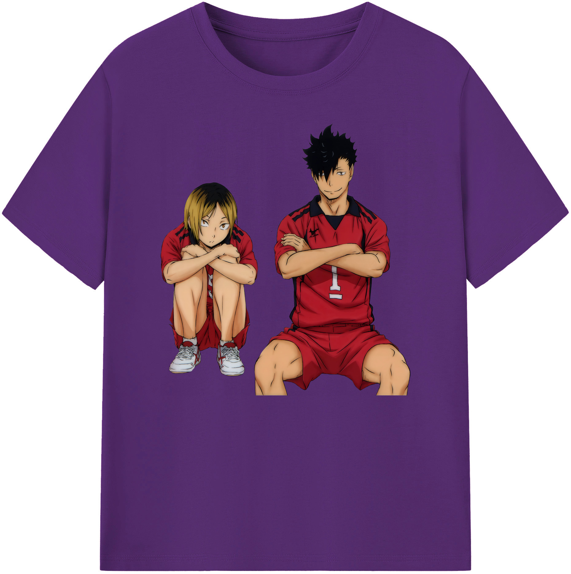（画像用） ハイキュー!! Haikyu!! 綿100％ メンズ半袖Tシャツ｜肌触りやわらか＆通気性