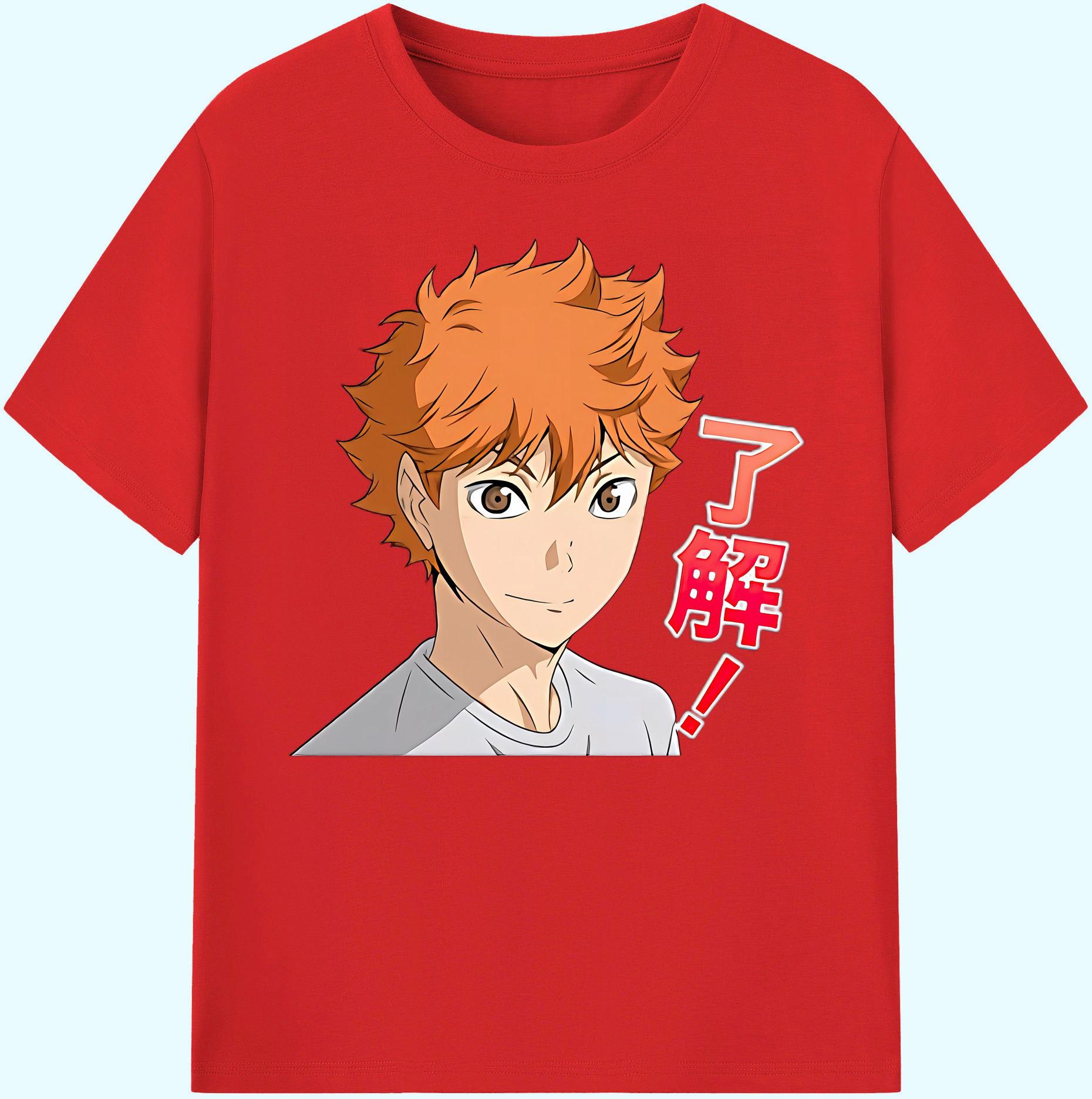 （画像用） ハイキュー!! Haikyu!! 綿100％ メンズ半袖Tシャツ｜肌触りやわらか＆通気性
