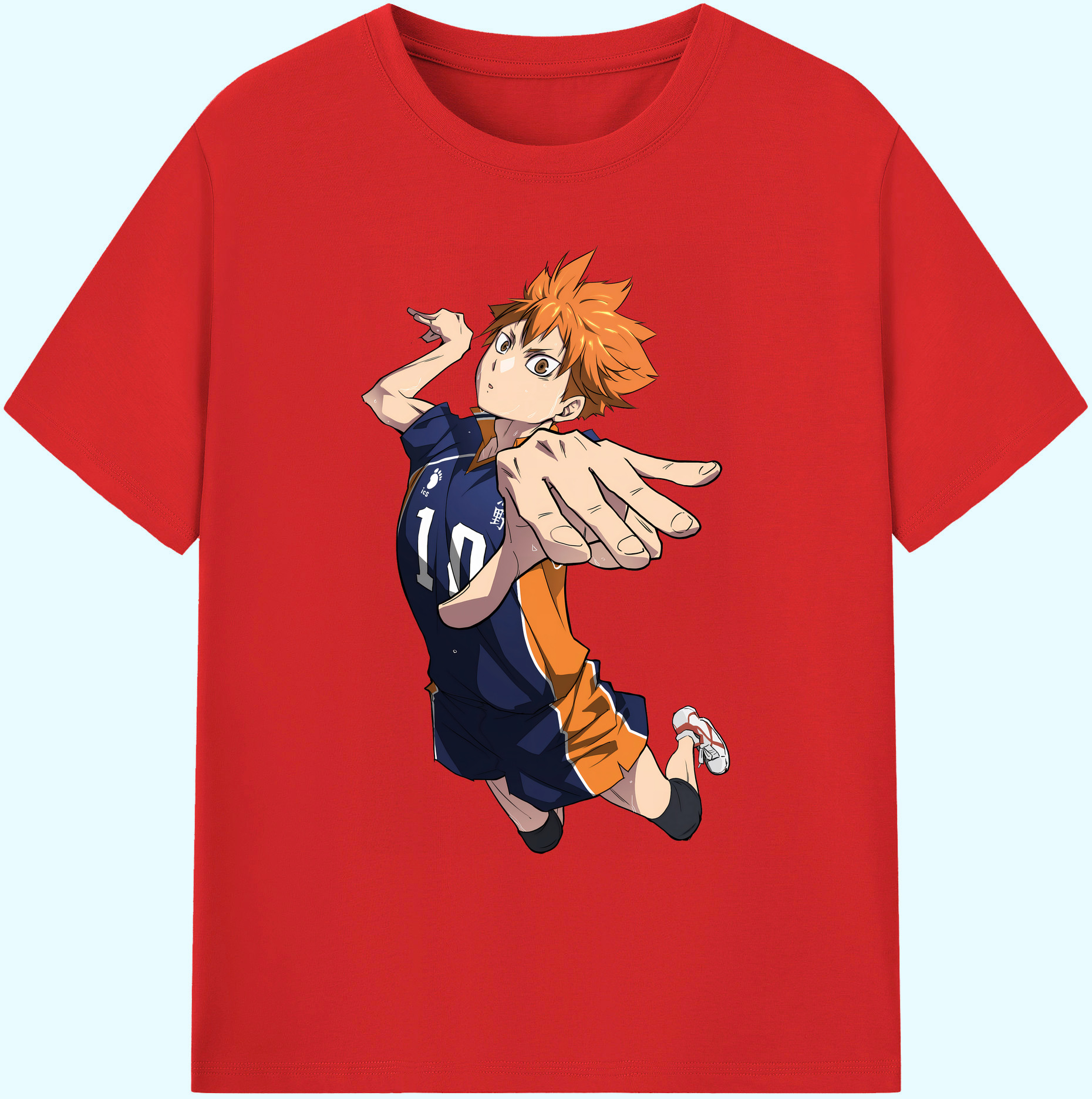 （画像用） ハイキュー!! Haikyu!! 綿100％ メンズ半袖Tシャツ｜肌触りやわらか＆通気性
