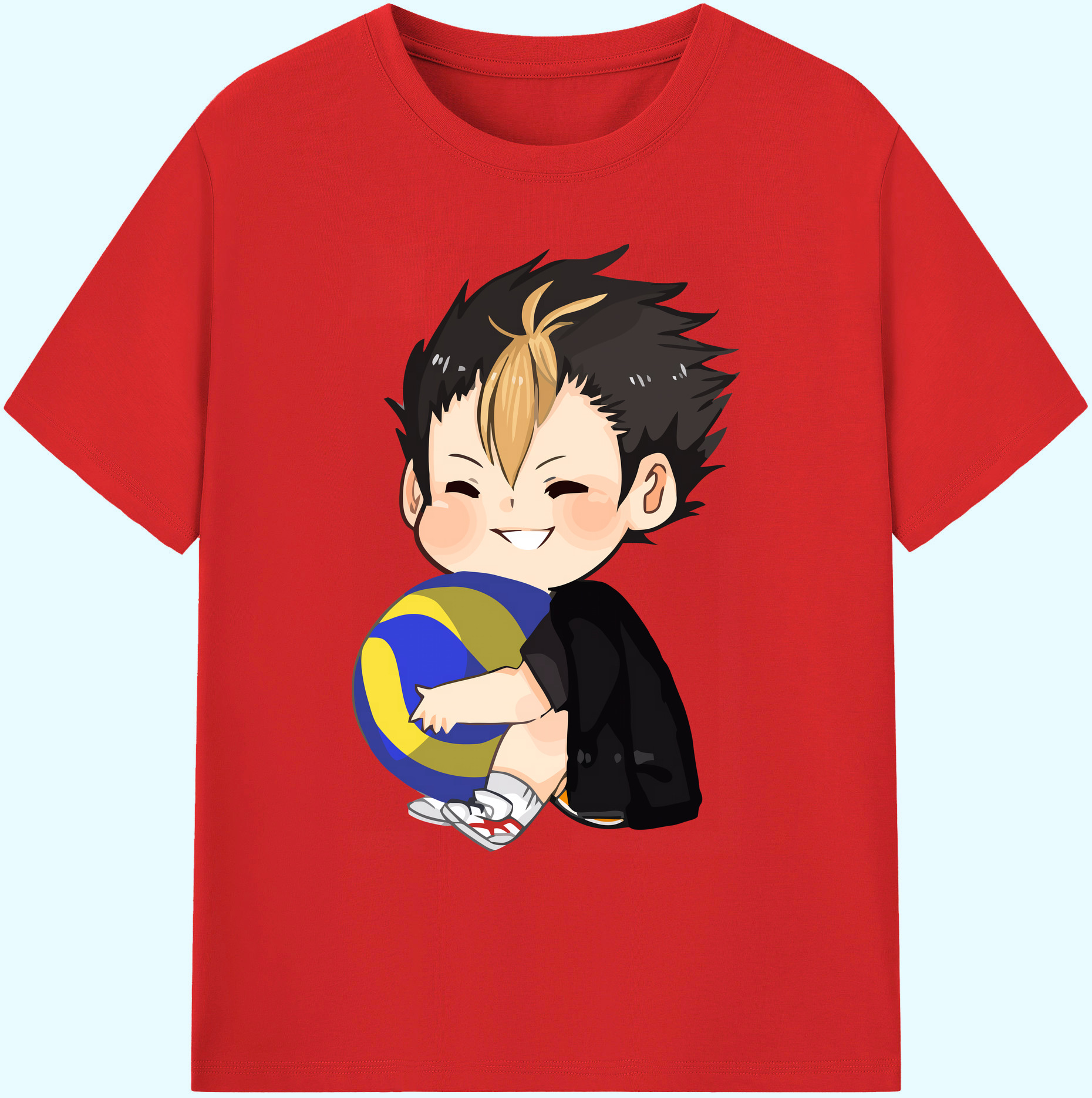 （画像用） ハイキュー!! Haikyu!! 綿100％ メンズ半袖Tシャツ｜肌触りやわらか＆通気性