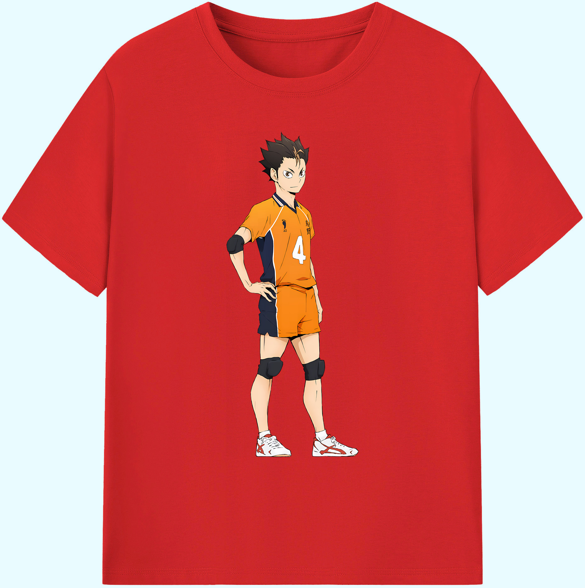 （画像用） ハイキュー!! Haikyu!! 綿100％ メンズ半袖Tシャツ｜肌触りやわらか＆通気性