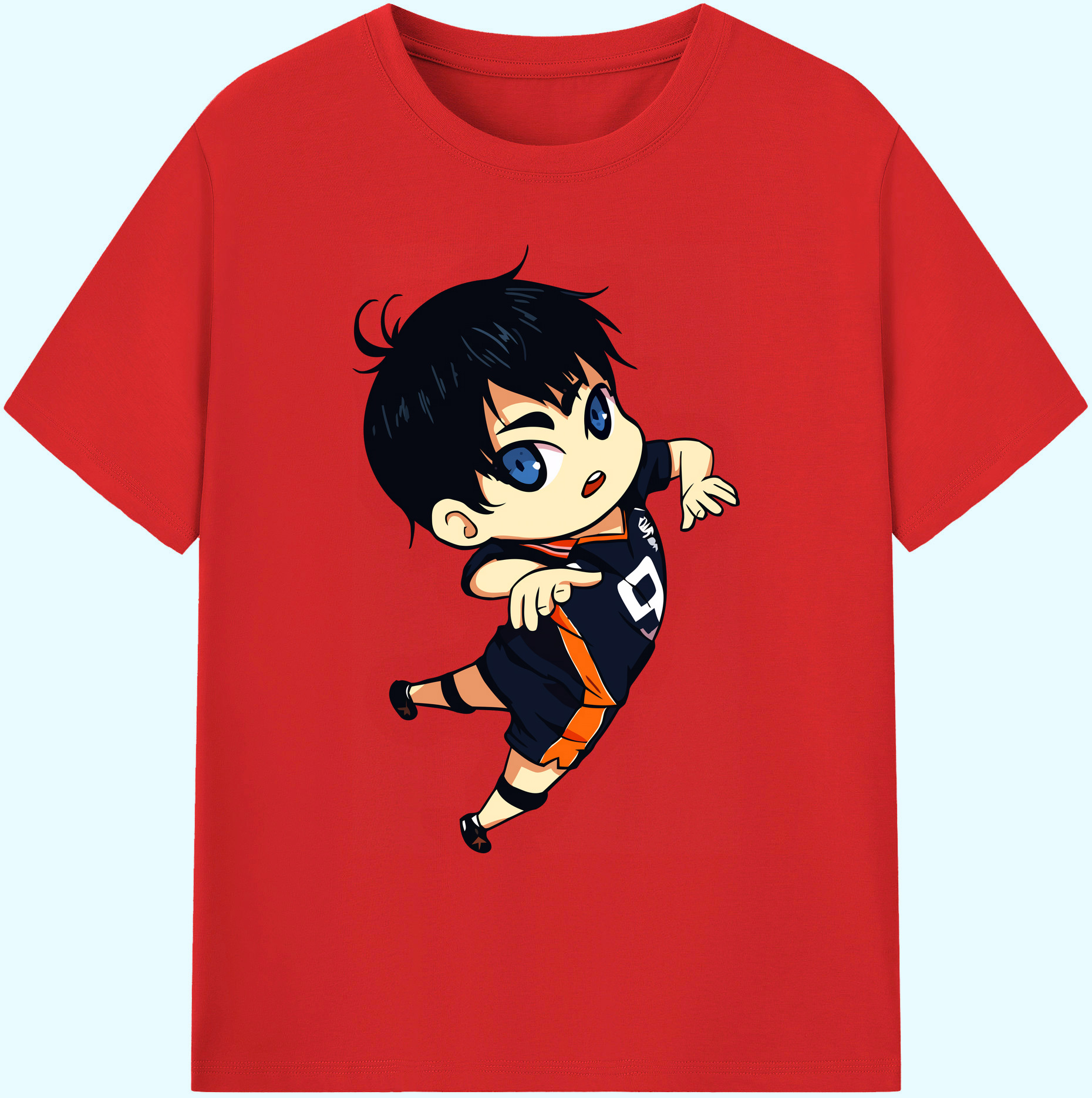 （画像用） ハイキュー!! Haikyu!! 綿100％ メンズ半袖Tシャツ｜肌触りやわらか＆通気性