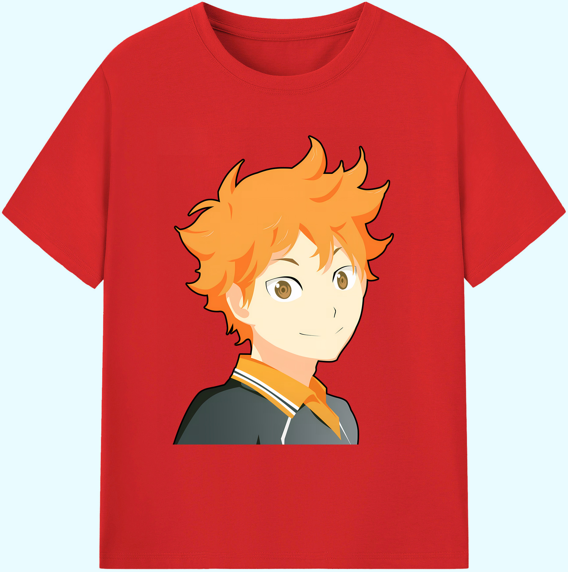 （画像用） ハイキュー!! Haikyu!! 綿100％ メンズ半袖Tシャツ｜肌触りやわらか＆通気性
