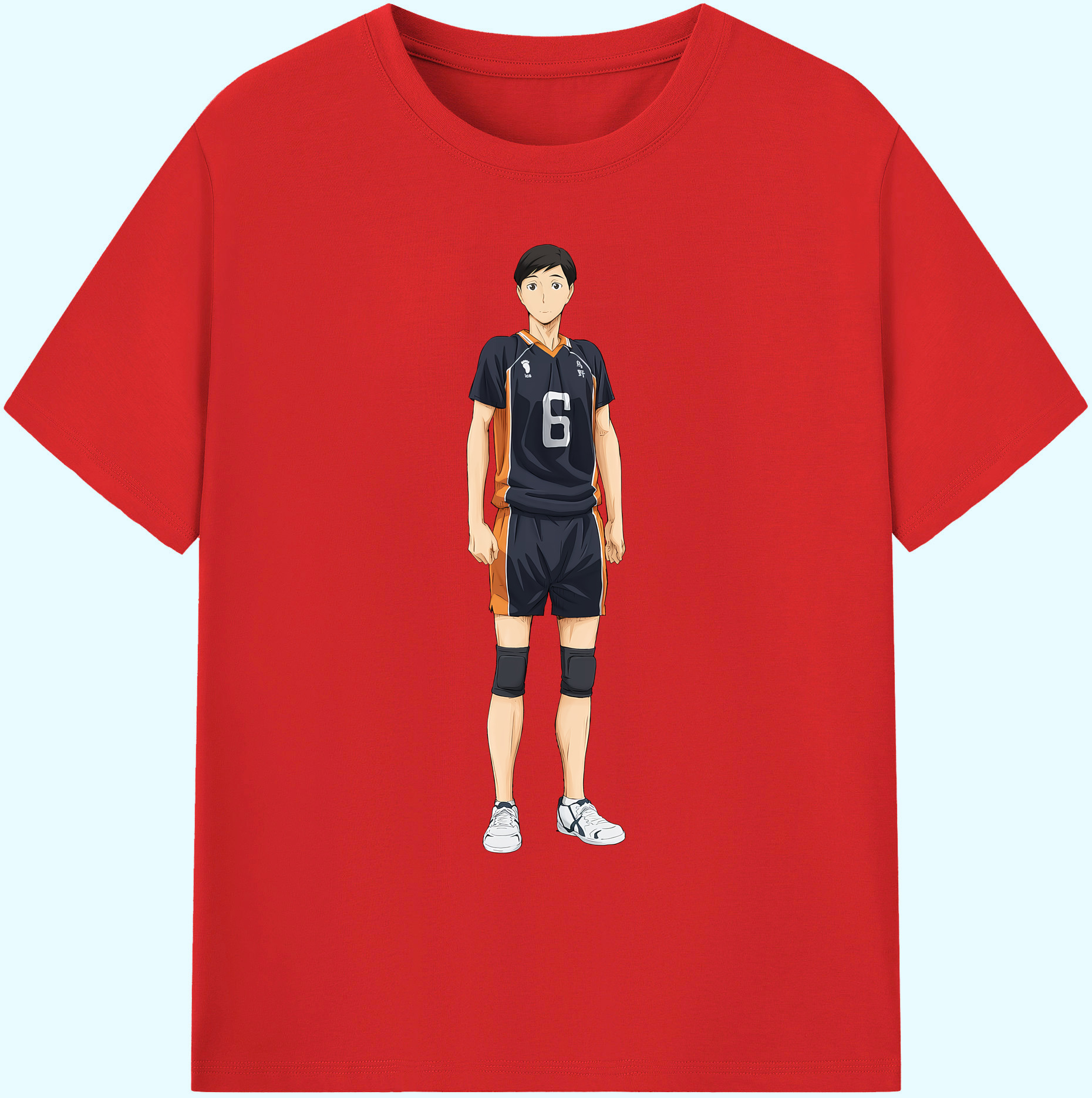 （画像用） ハイキュー!! Haikyu!! 綿100％ メンズ半袖Tシャツ｜肌触りやわらか＆通気性