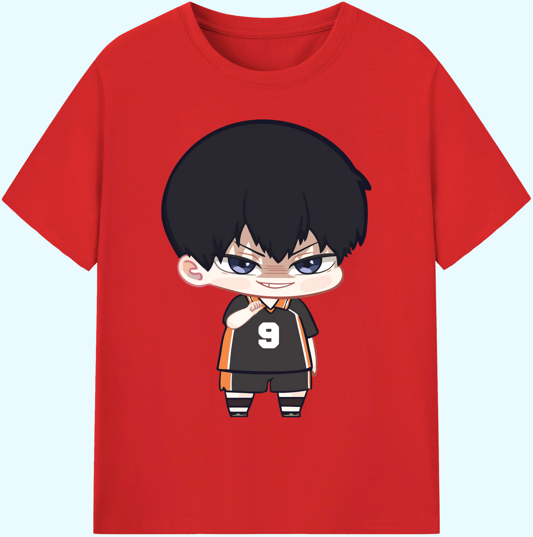 （画像用） ハイキュー!! Haikyu!! 綿100％ メンズ半袖Tシャツ｜肌触りやわらか＆通気性