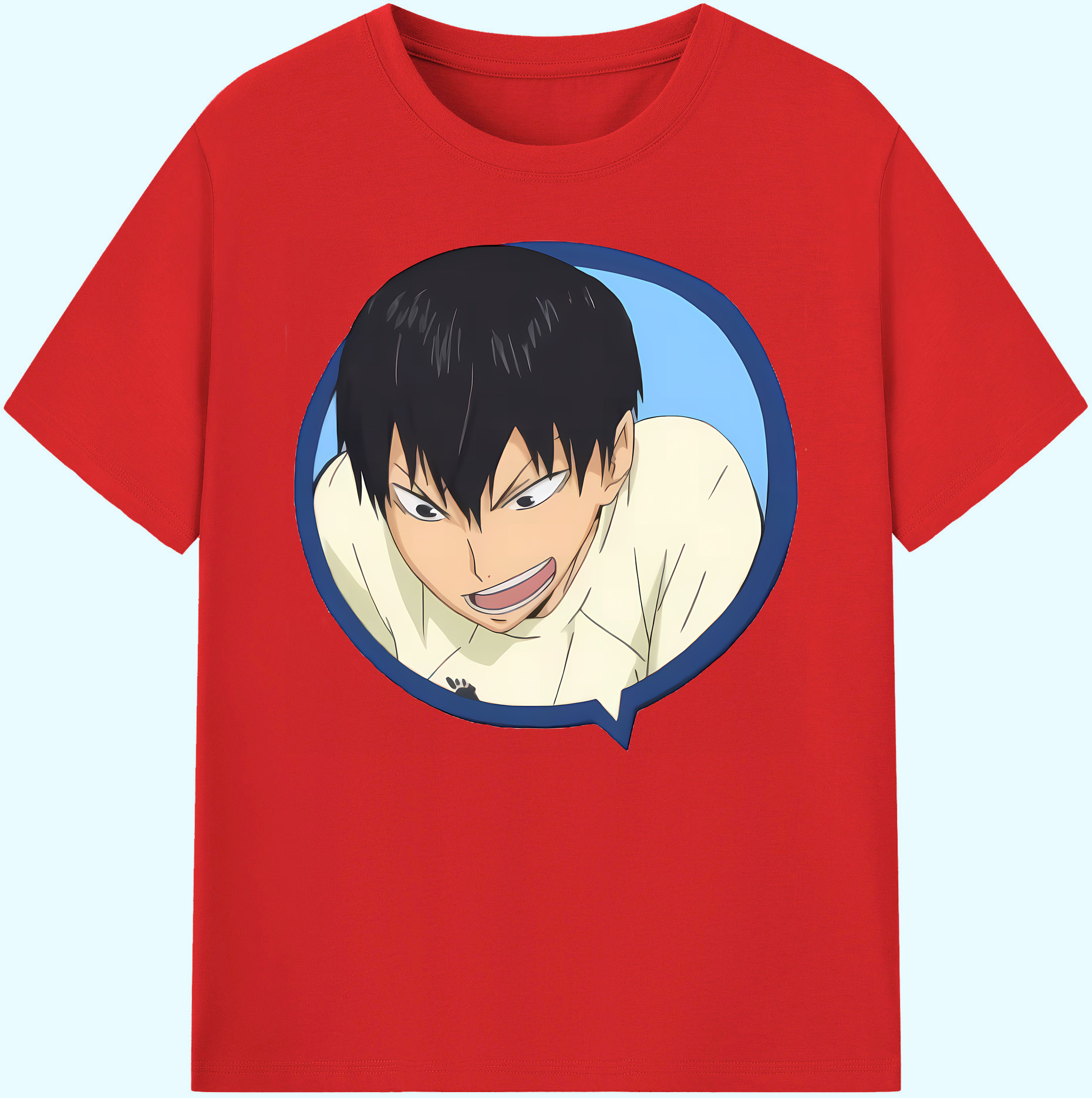（画像用） ハイキュー!! Haikyu!! 綿100％ メンズ半袖Tシャツ｜肌触りやわらか＆通気性